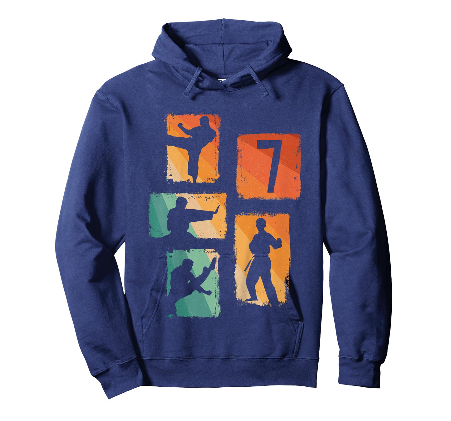 7th Birthday Karate Taekwondo 7 Years Old Boy Martial Arts T-Shirt