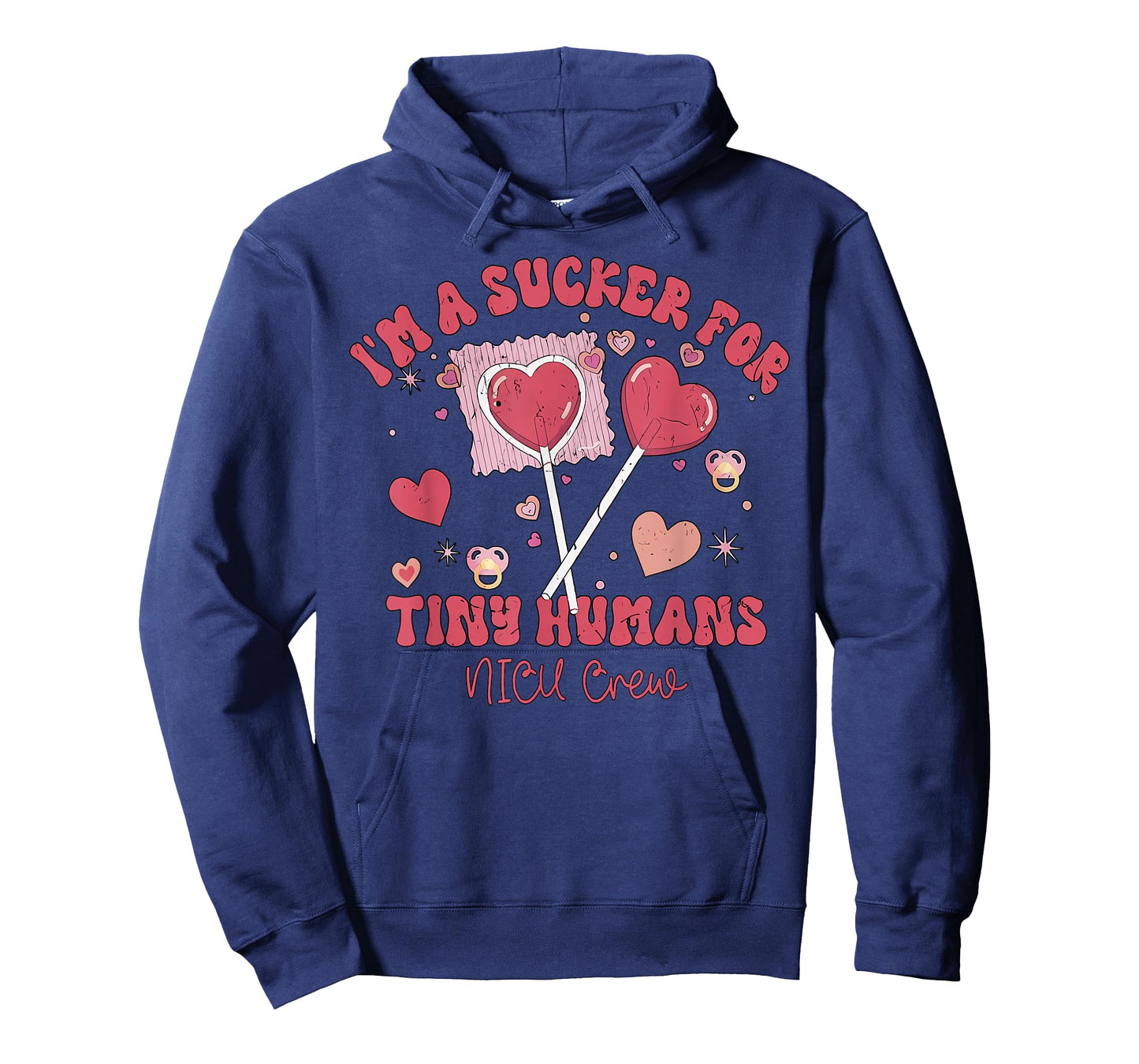 Cute NICU Crew Valentines I'm Sucker for Tiny Humans T-Shirt