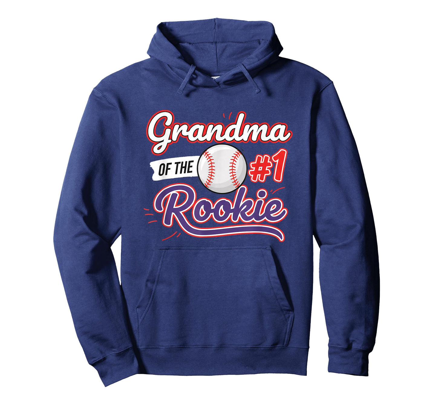 Grandparent Grandma of The #1 Rookie Baseball T-Shirt