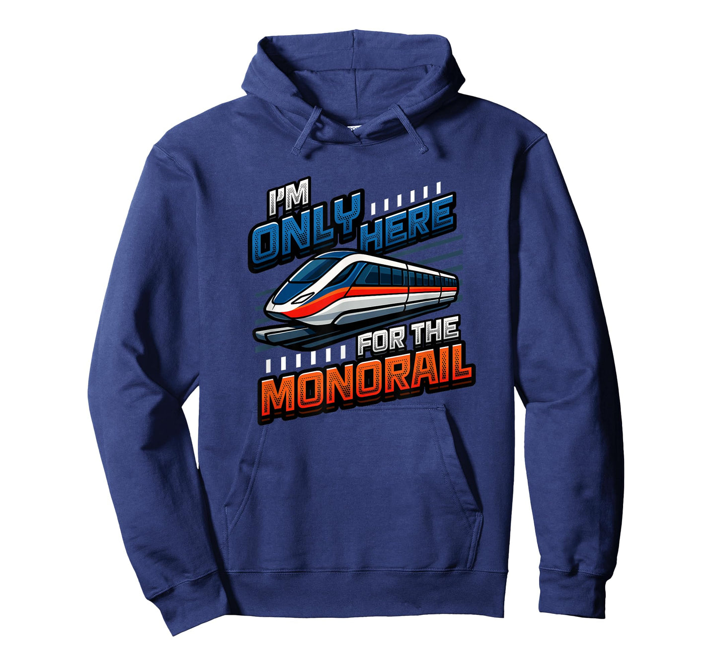 Funny Monorail Train Lover I'm Only Here for The Monorail T-Shirt