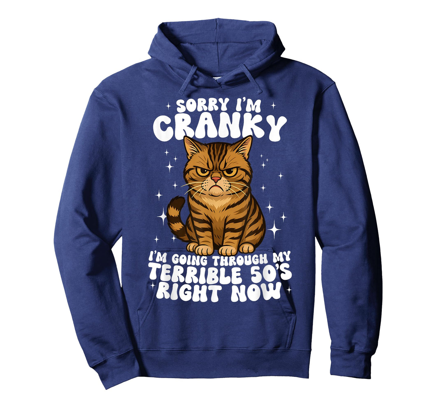 Sorry I'm Cranky I'm Going Through My Terrible 50's Cat T-Shirt