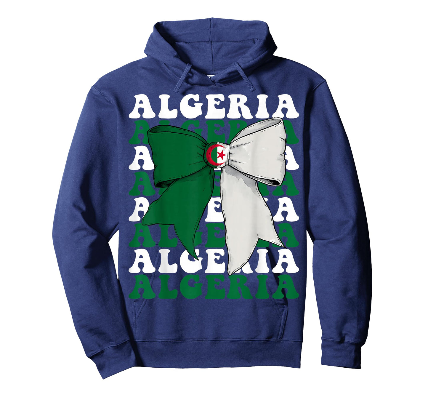 Algeria Algerian Pride Coquette Bow Flag T-Shirt