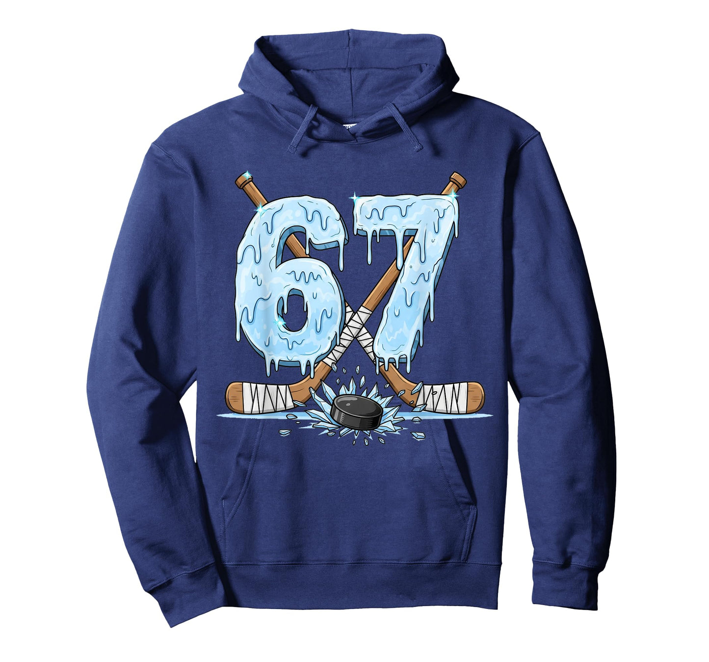 67 Hockey Drip Number Funny Meme Style Boys Graphics T-Shirt
