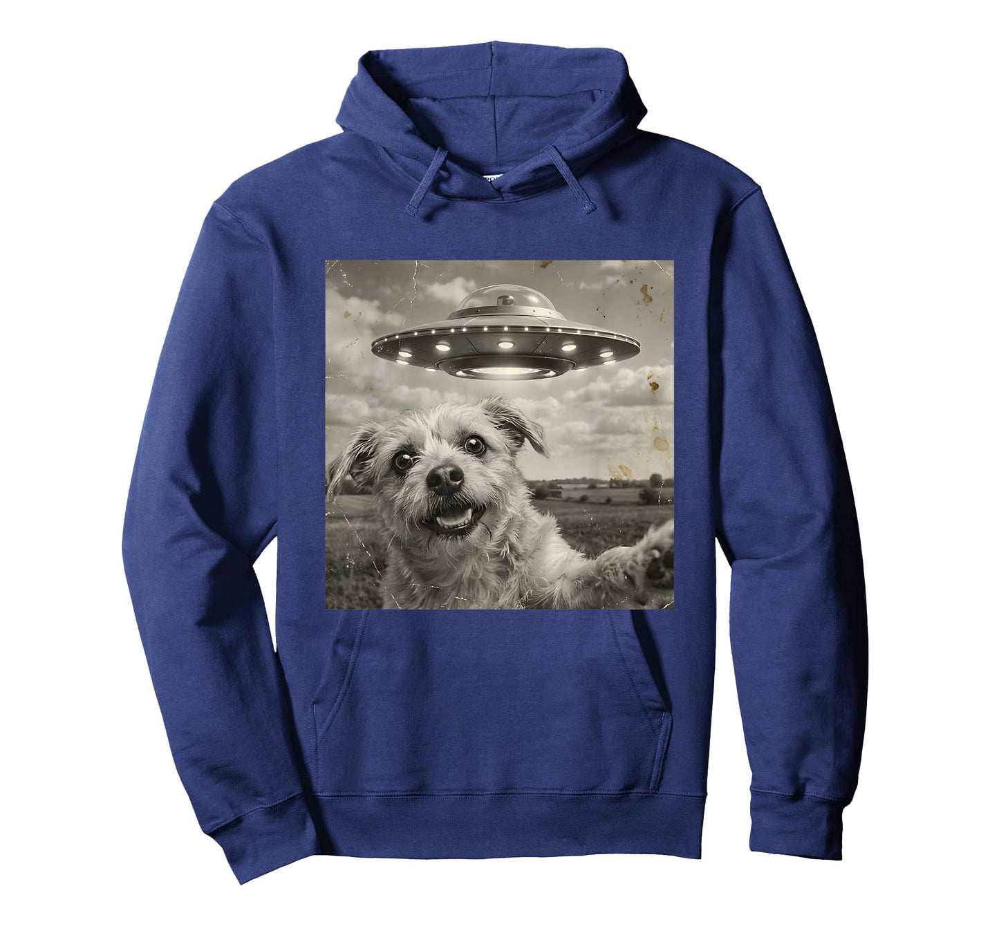 Funny Dog UFO Alien Abduction - Conspiracy Theorist Gift T-Shirt