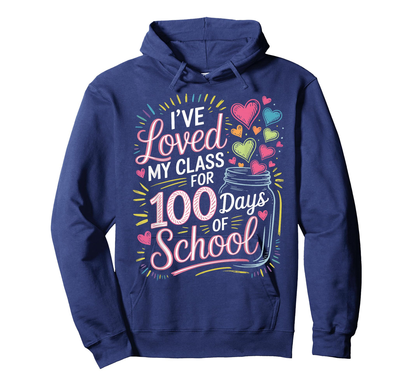 I've Loved My Class for 100 Days of School Valentines Day T-Shirt
