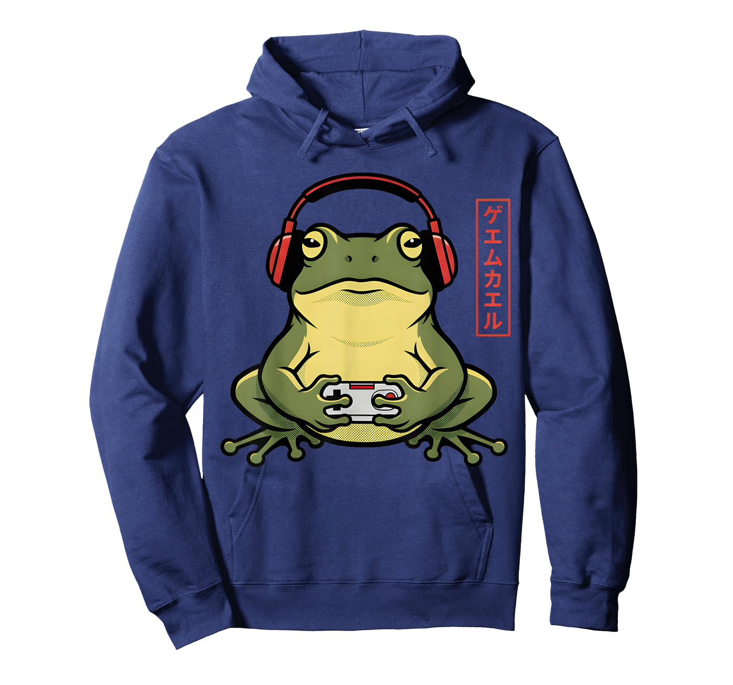 Japanese Gamer Frog Art Funny Vintage Gaming T-Shirt