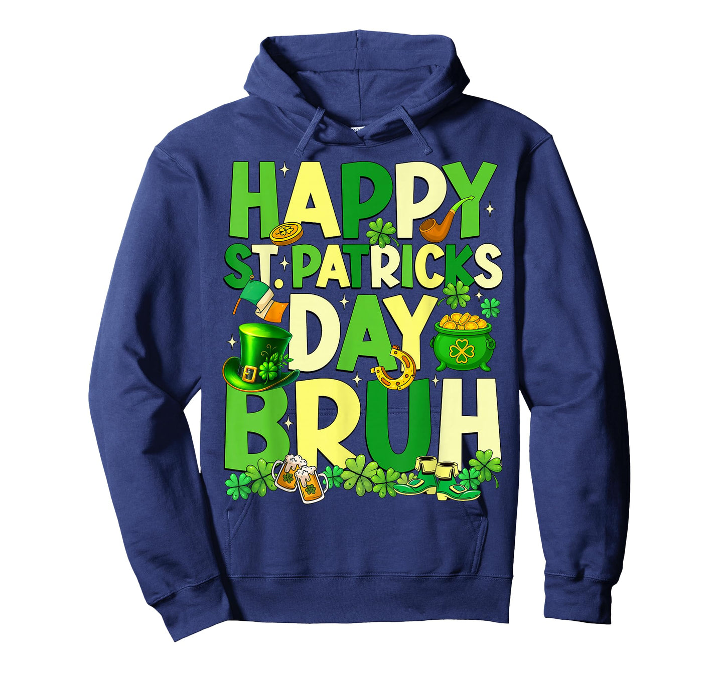 Happy St Patricks Day Bruh Saint Patrick's Day Boys Kids T-Shirt