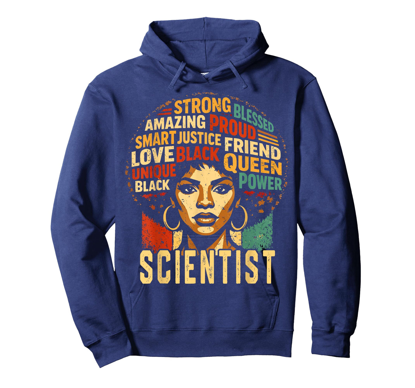 Scientist Black History Month Powerful Black Pride T-Shirt