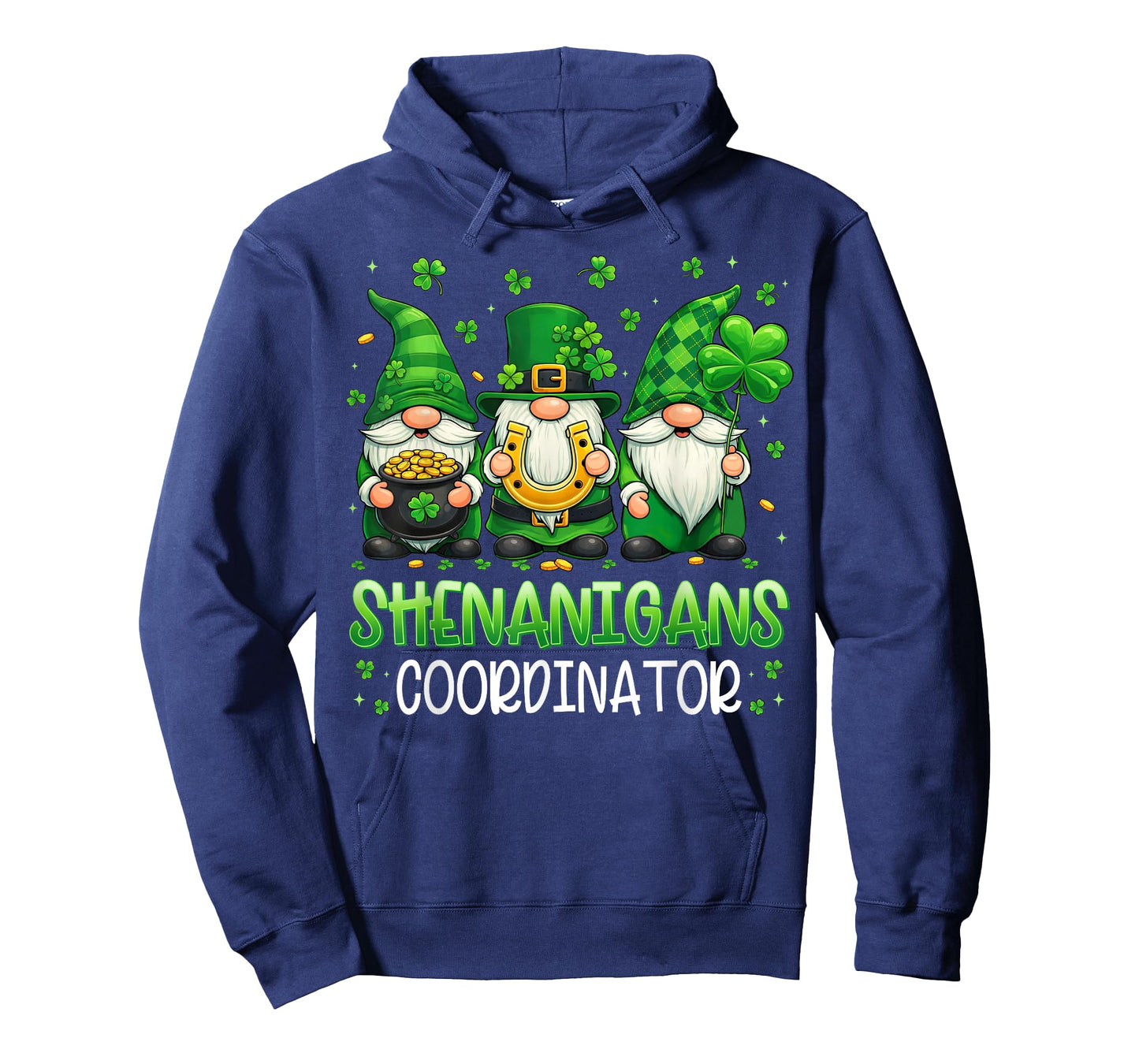 St Patricks Day Shirts Men Women Kids Shamrock Cute Gnomes T-Shirt