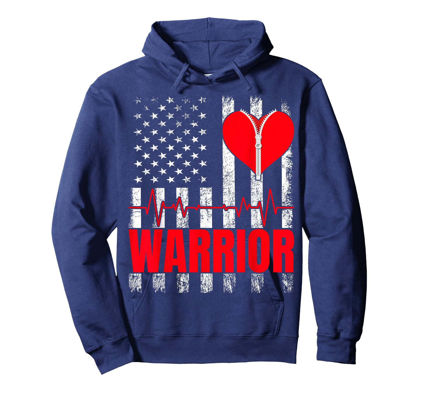 Congenital Heart Defect Awareness Open Heart Surgery Warrior T-Shirt