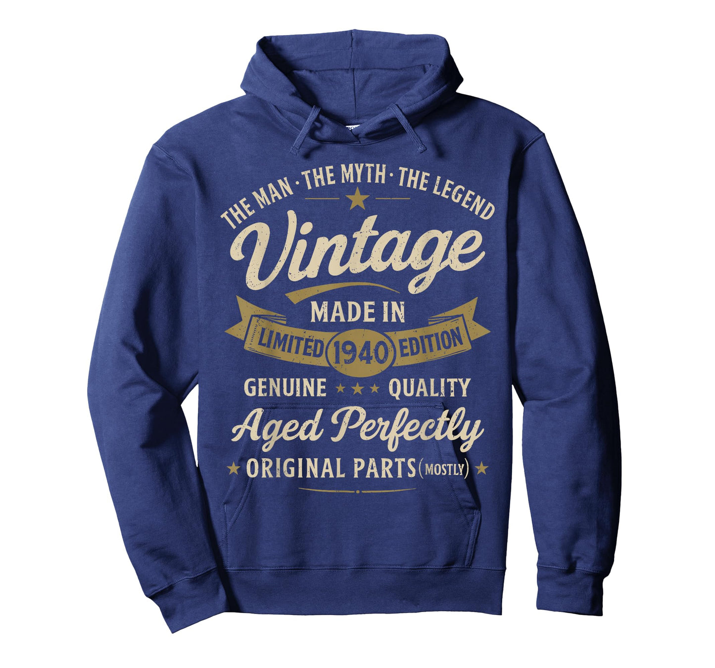 86th Birthday Gift Vintage 1940 Men Funny 86 Years Old 1940 T-Shirt