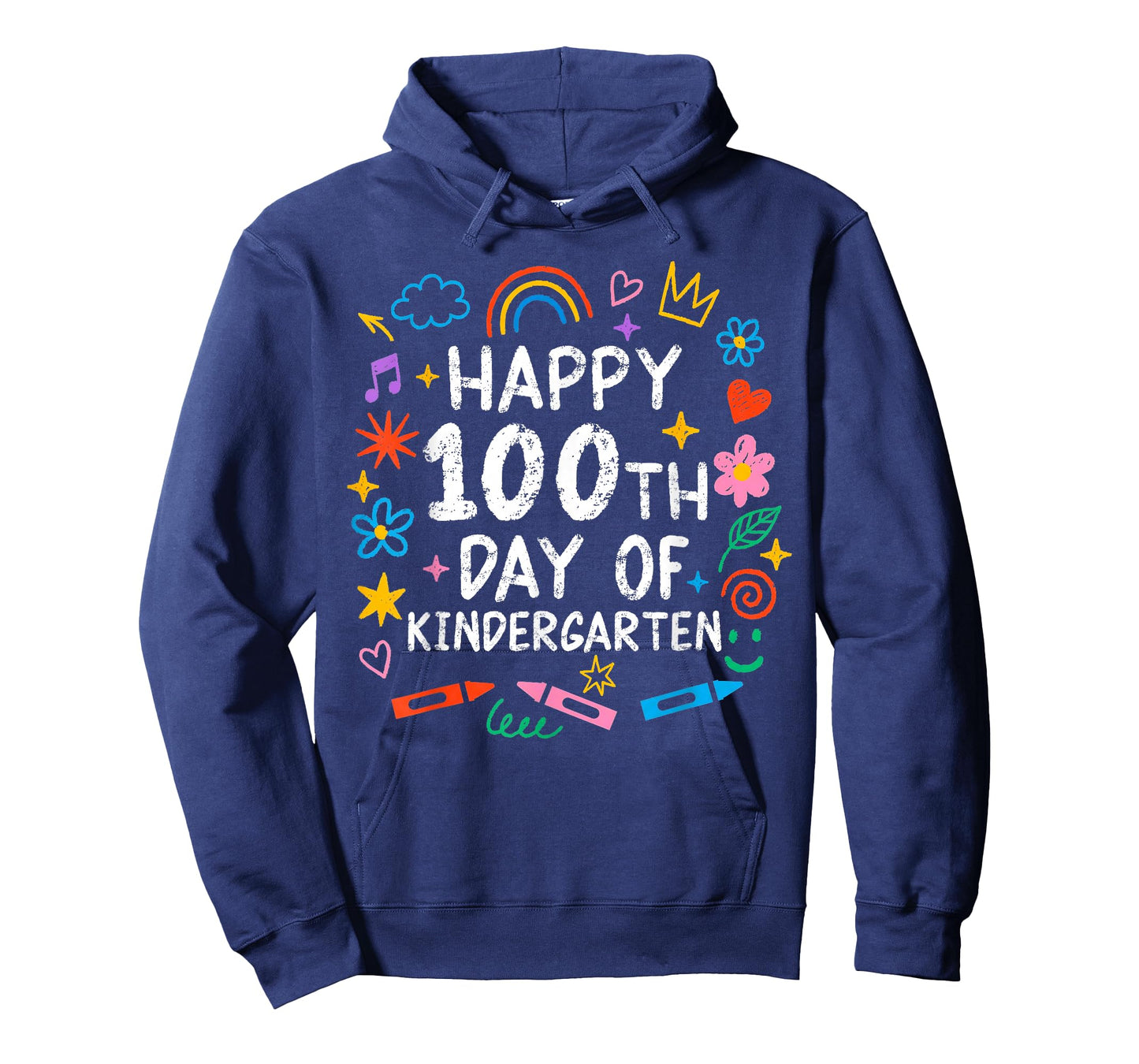 100 Days of Kindergarten Happy 100th Day of School Teachers T-Shirt