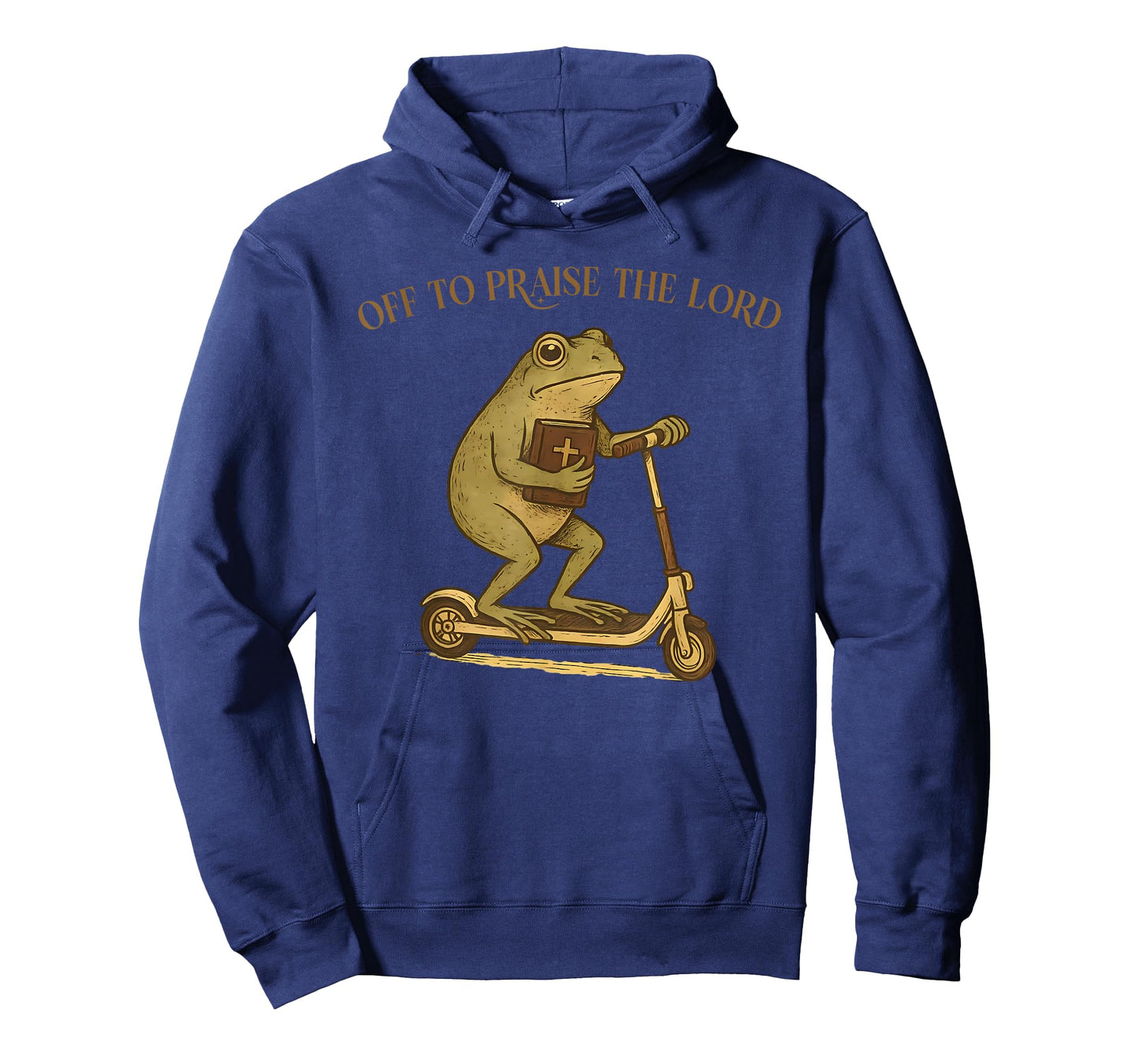 Off to Praise The Lord Funny Christian Meme Frog Humor T-Shirt