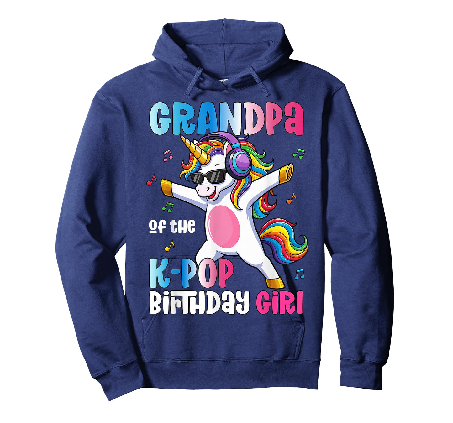 Grandpa of The K-Pop Birthday Princess Birthday Girl T-Shirt
