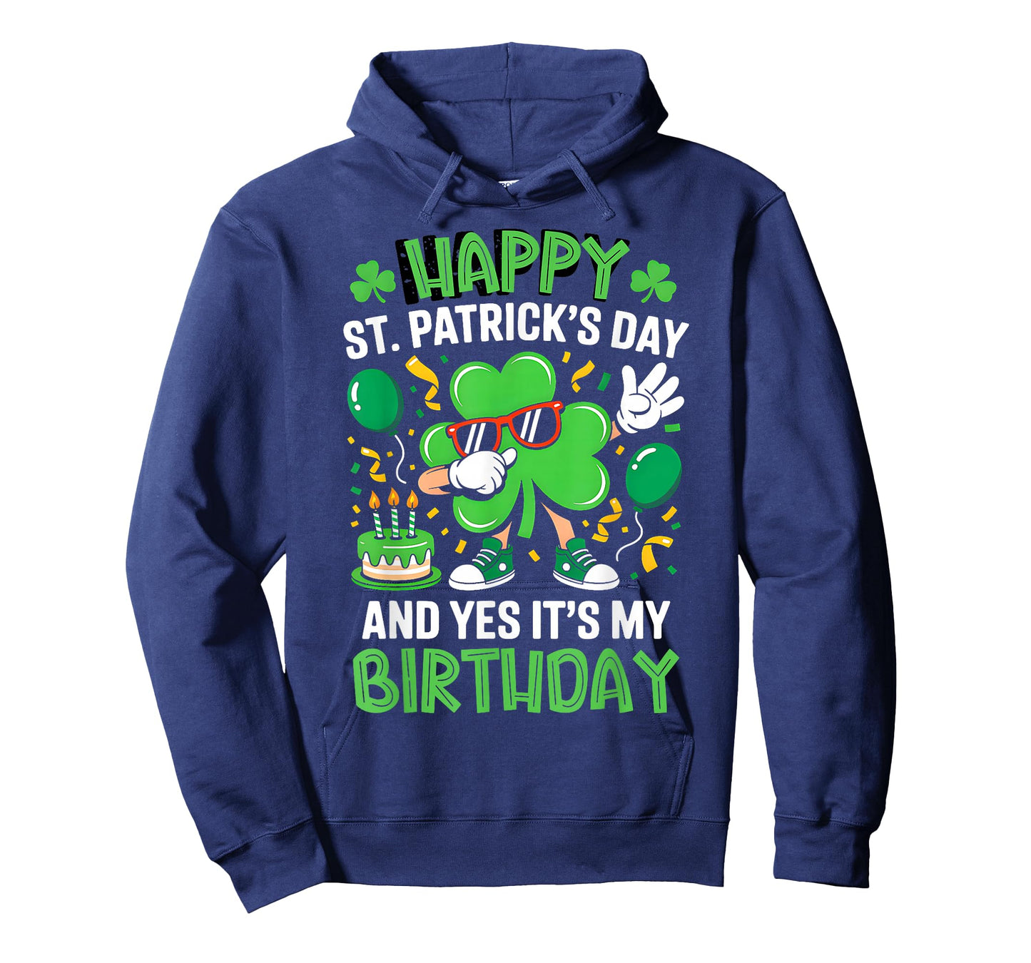 Happy St Patricks Day Birthday Shamrock Dab Bday Party Kids T-Shirt