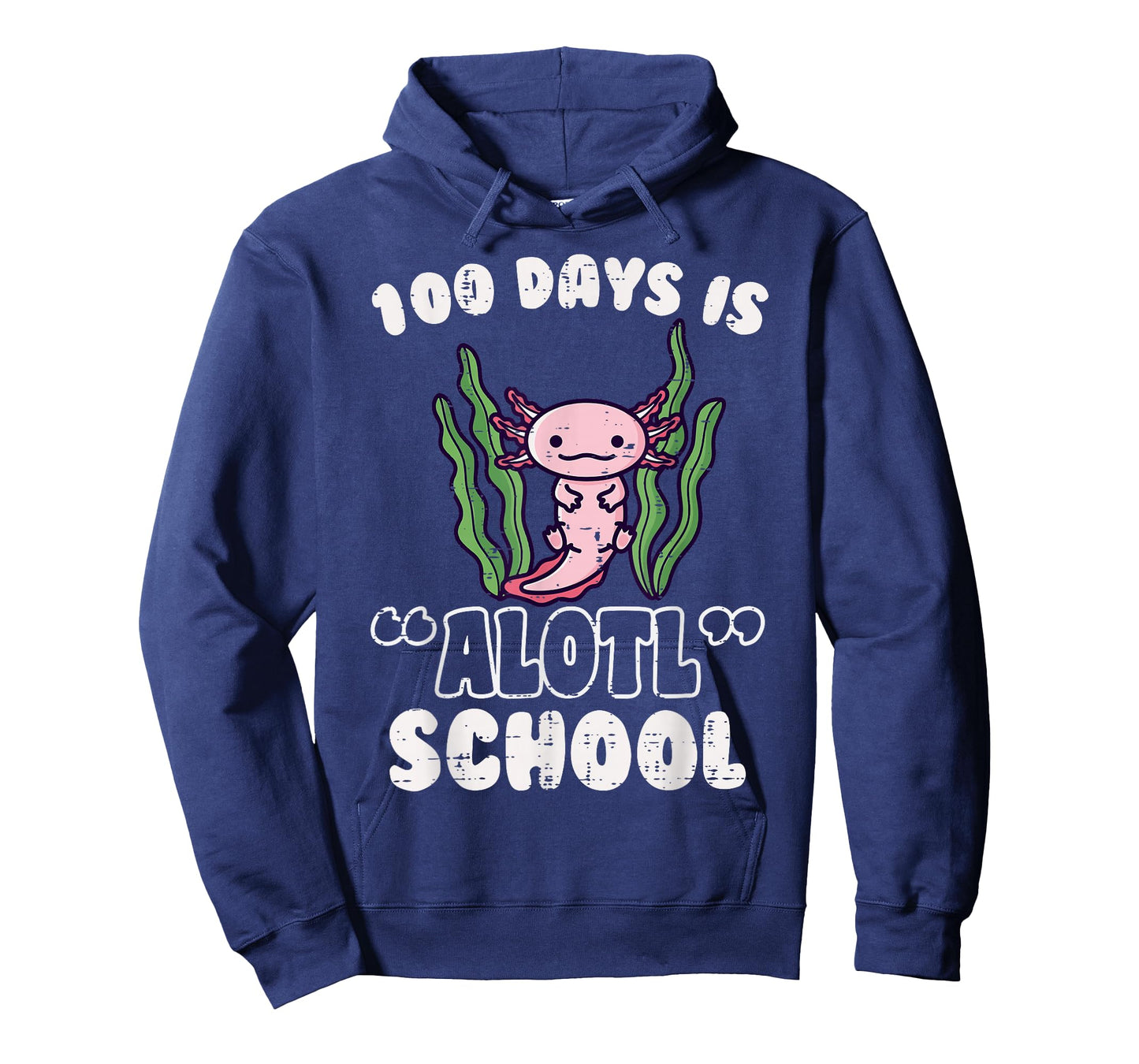 100 Days is Alotl School Axolotl 100th Day Boys Girls Kids T-Shirt
