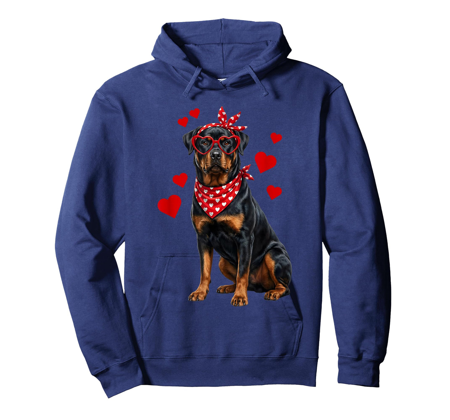Rottweiler Valentines Day Dog Lover Heart T-Shirt