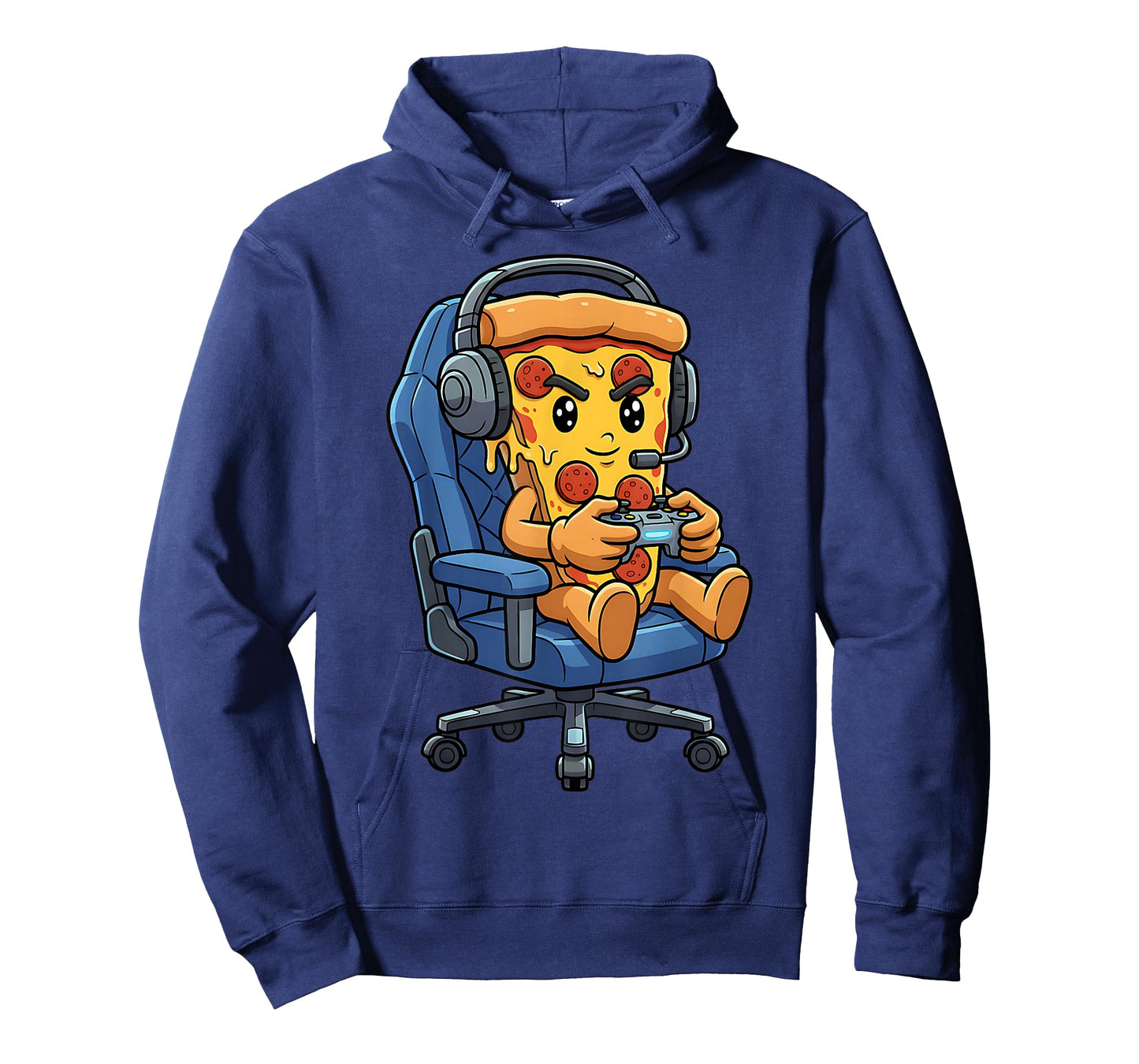 Funny Gamer Pizza Gaming Video Game Enthusiast Boys Kids T-Shirt