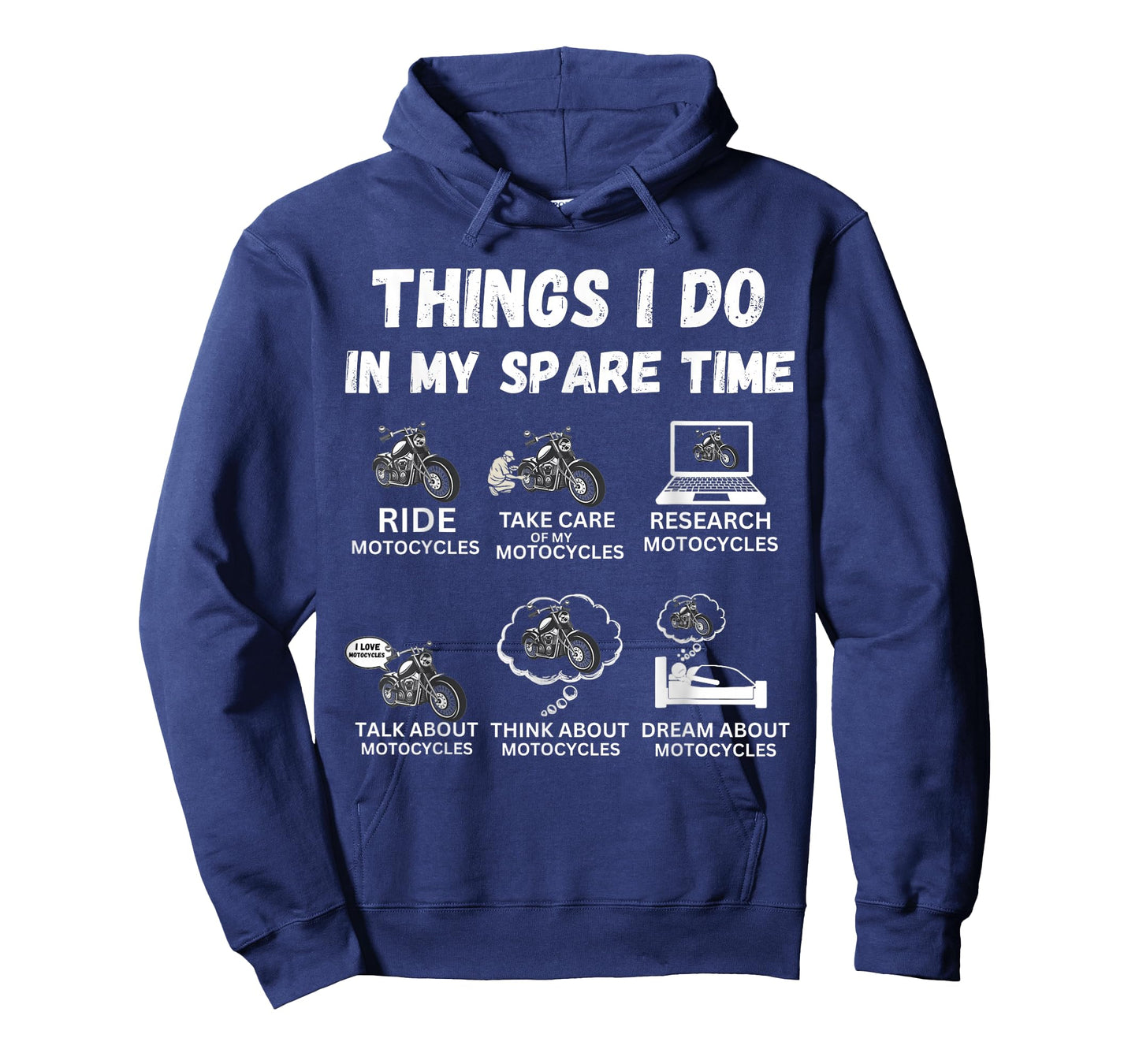 Things I Do in My Spare Time Biker Motorcycle Rider T-Shirt
