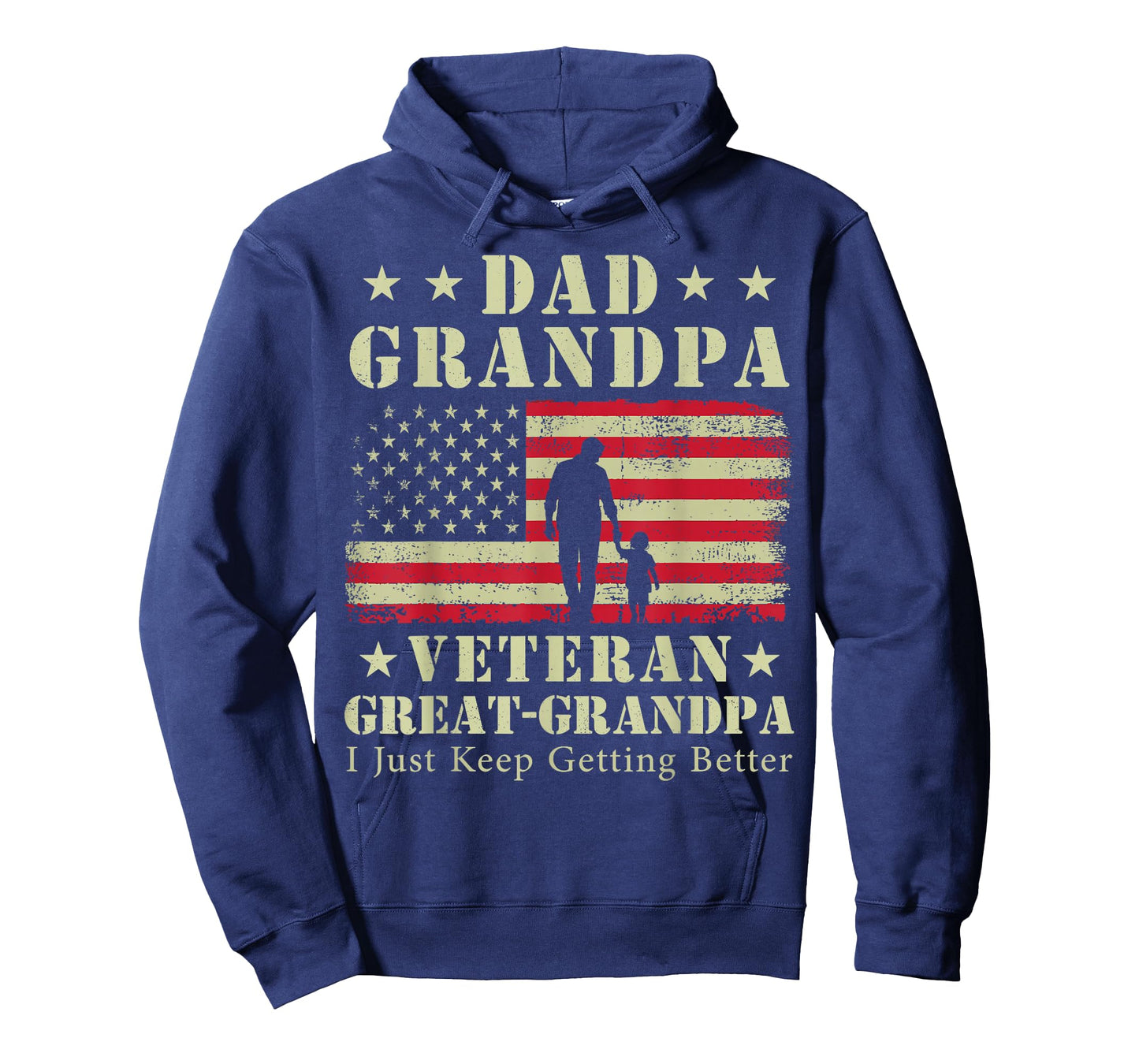 Dad Grandpa Veteran Great Grandpa T-Shirt