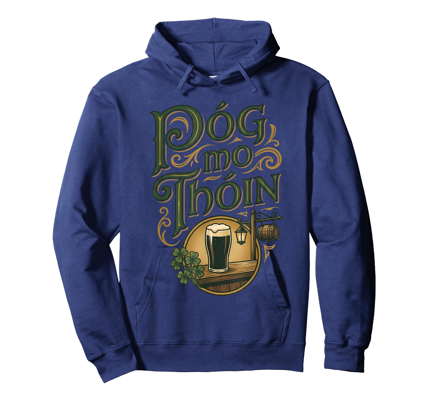 Irish Phrase Pog Mo Thoin Pub Scene St Patricks Day T-Shirt