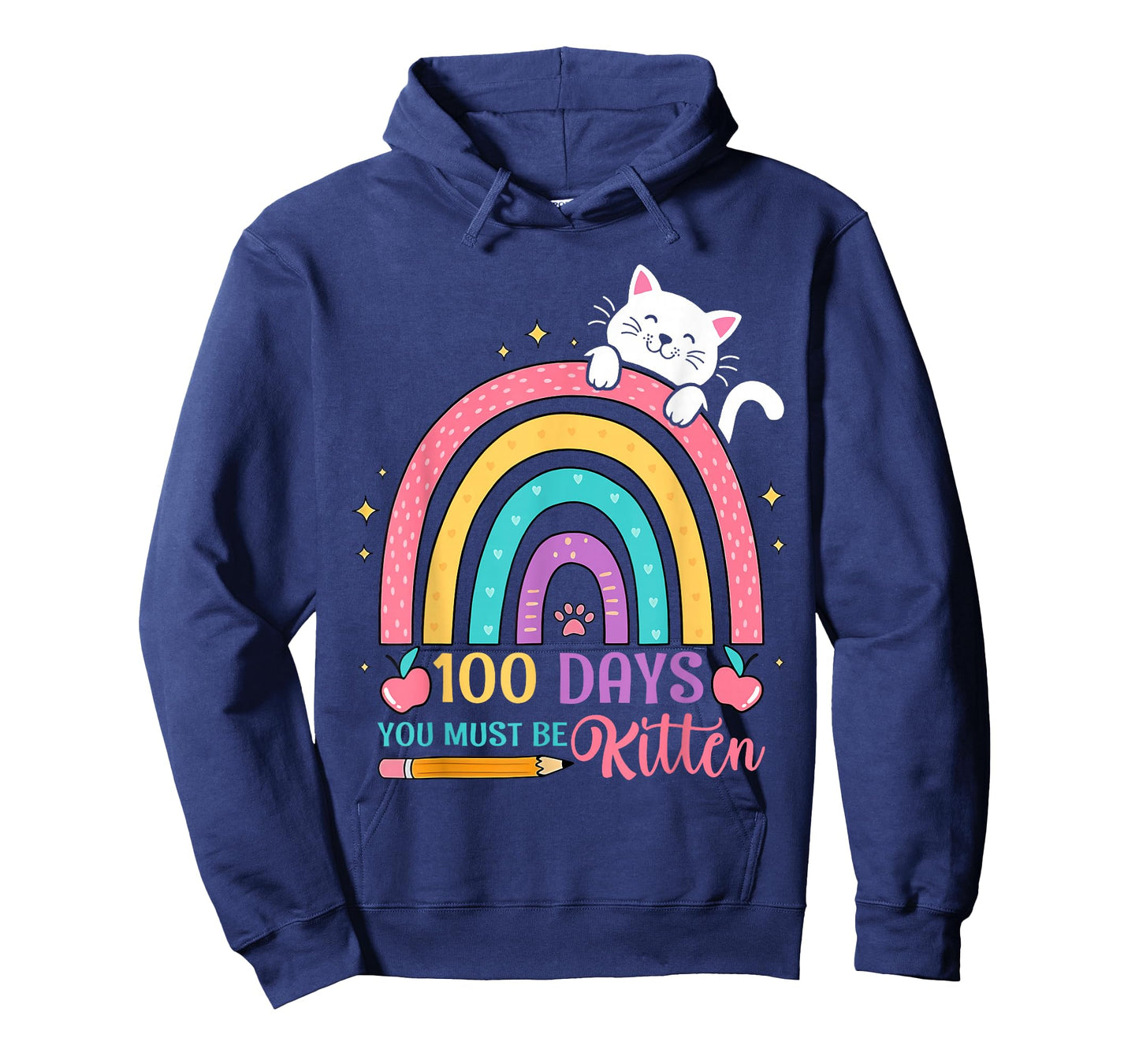100 Days of School You Must Be Kitten Cat 100 Days of School T-Shirt