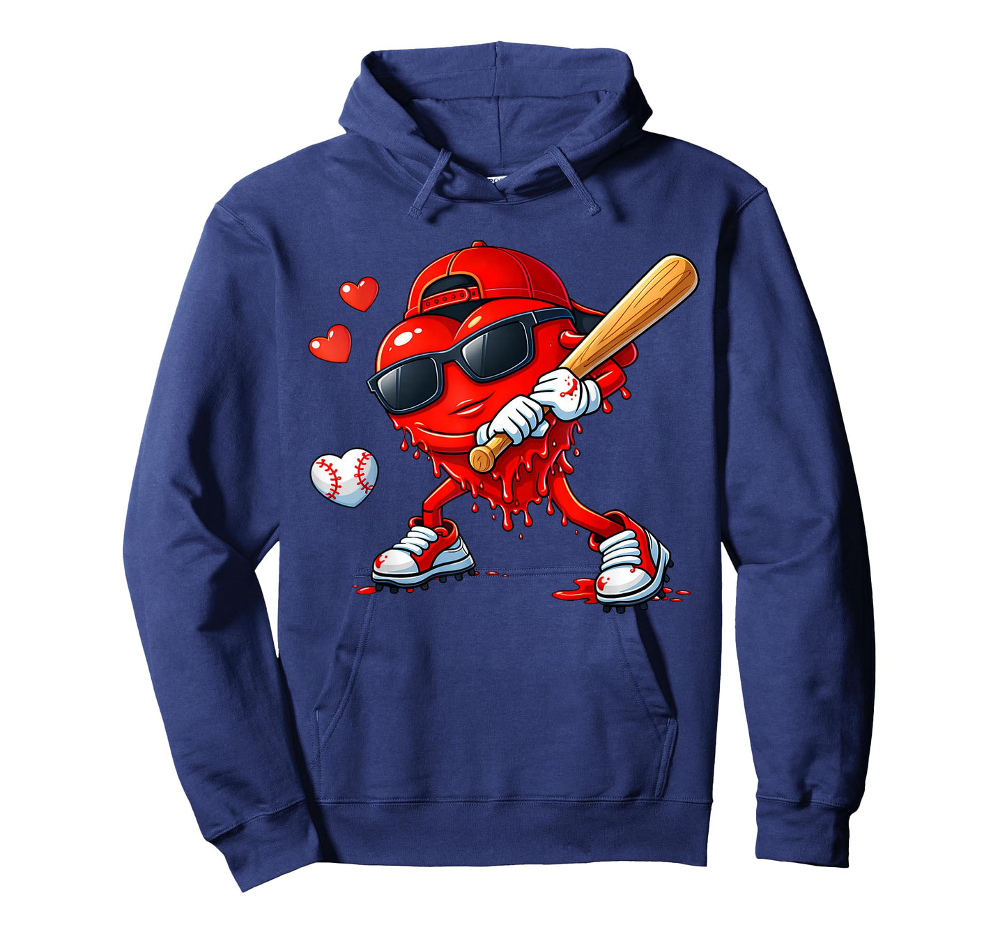 Valentine Baseball Heart Sports Love Valentines Day Boys T-Shirt