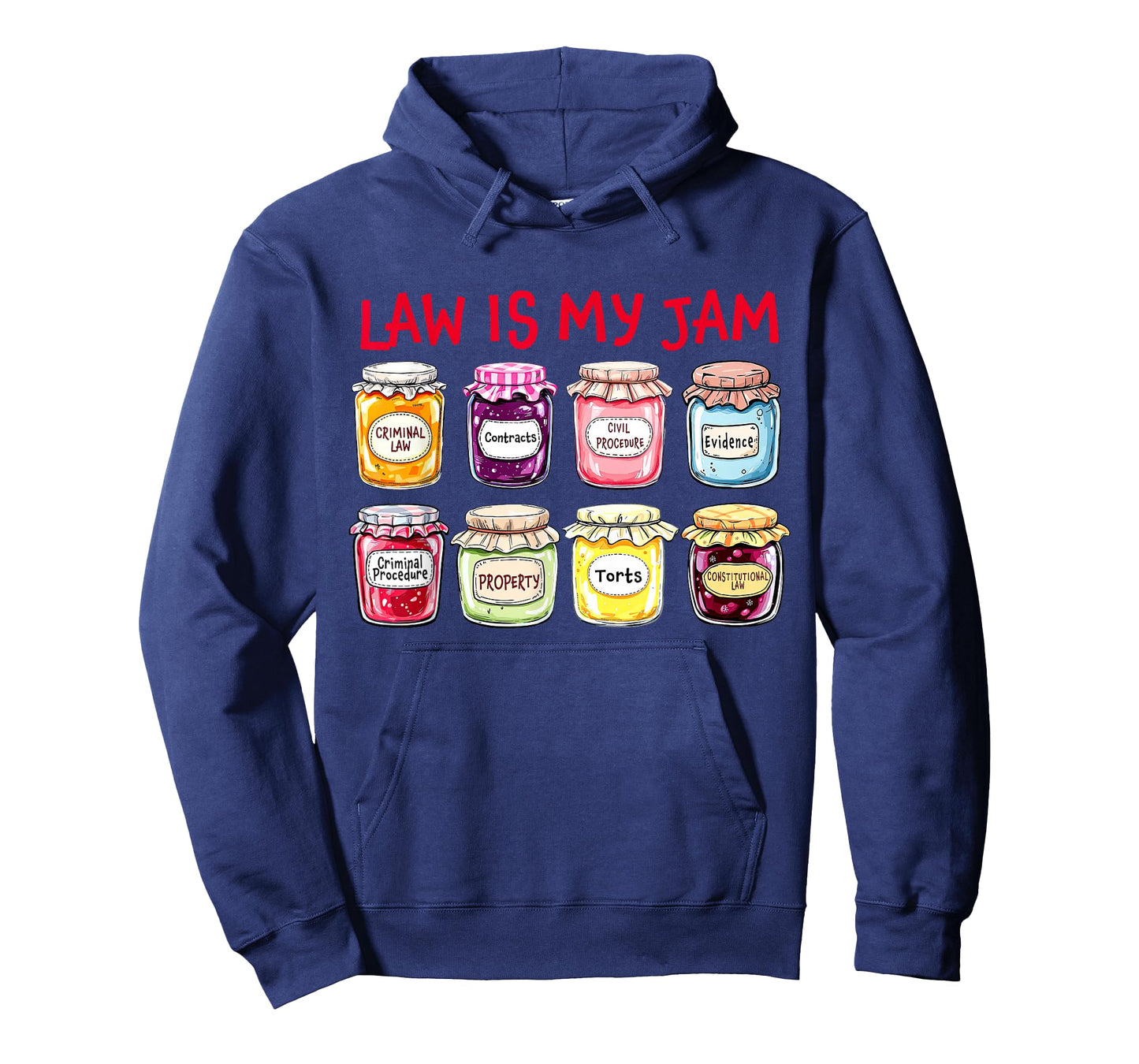 Law is My Jam Lawyer Attorneys Coworker Students Paralegals T-Shirt