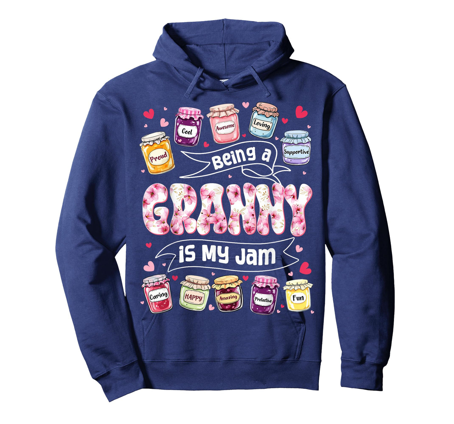 Being Granny is My Jam Funny Sayings Cute Mothers Day T-Shirt