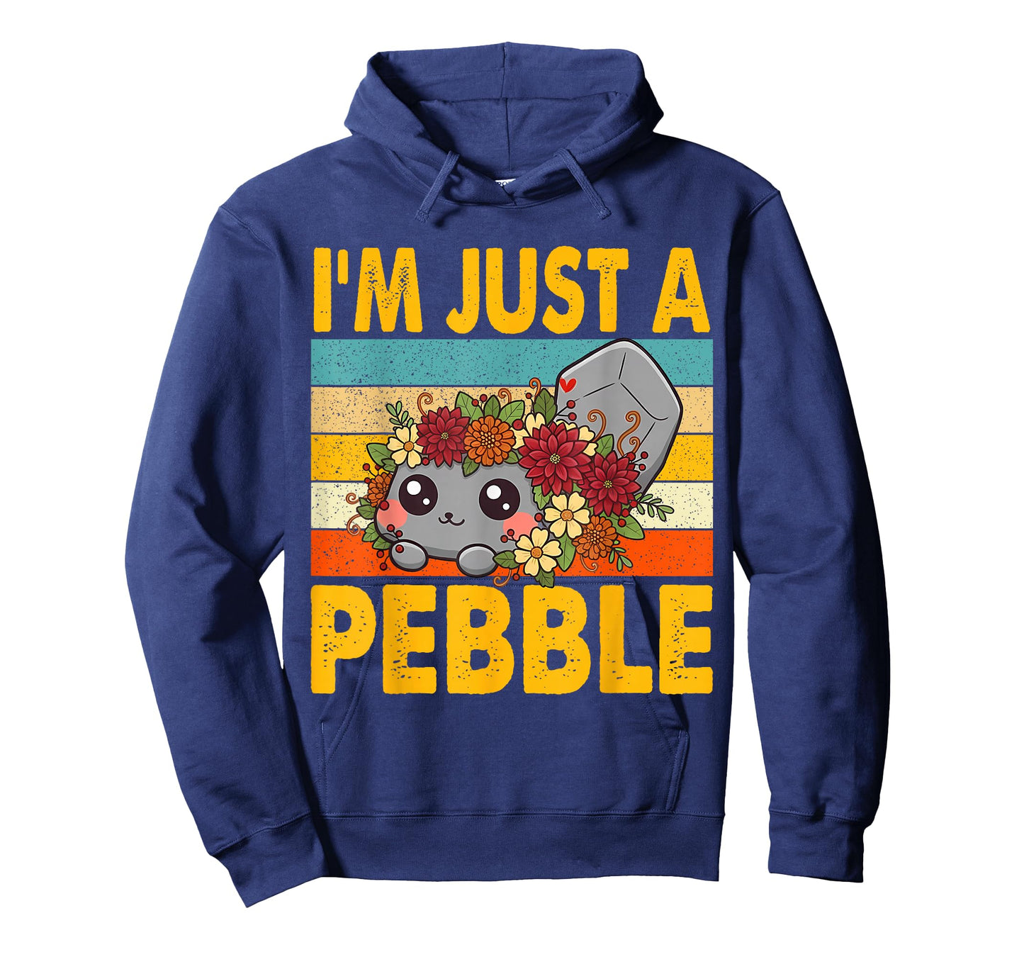 Retro I'm Just A Pebble Funny Pebble Cute Dog Men Women Kids T-Shirt