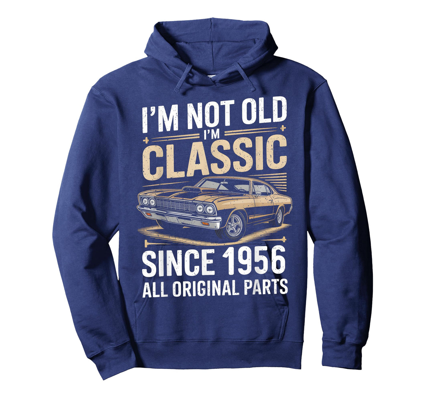 Funny 70th Birthday Classic Vintage Car Men 1956 Birthday T-Shirt