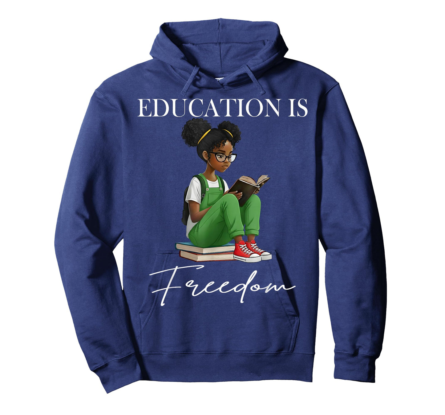 Black History Month Education is Freedom Books Black Teacher T-Shirt
