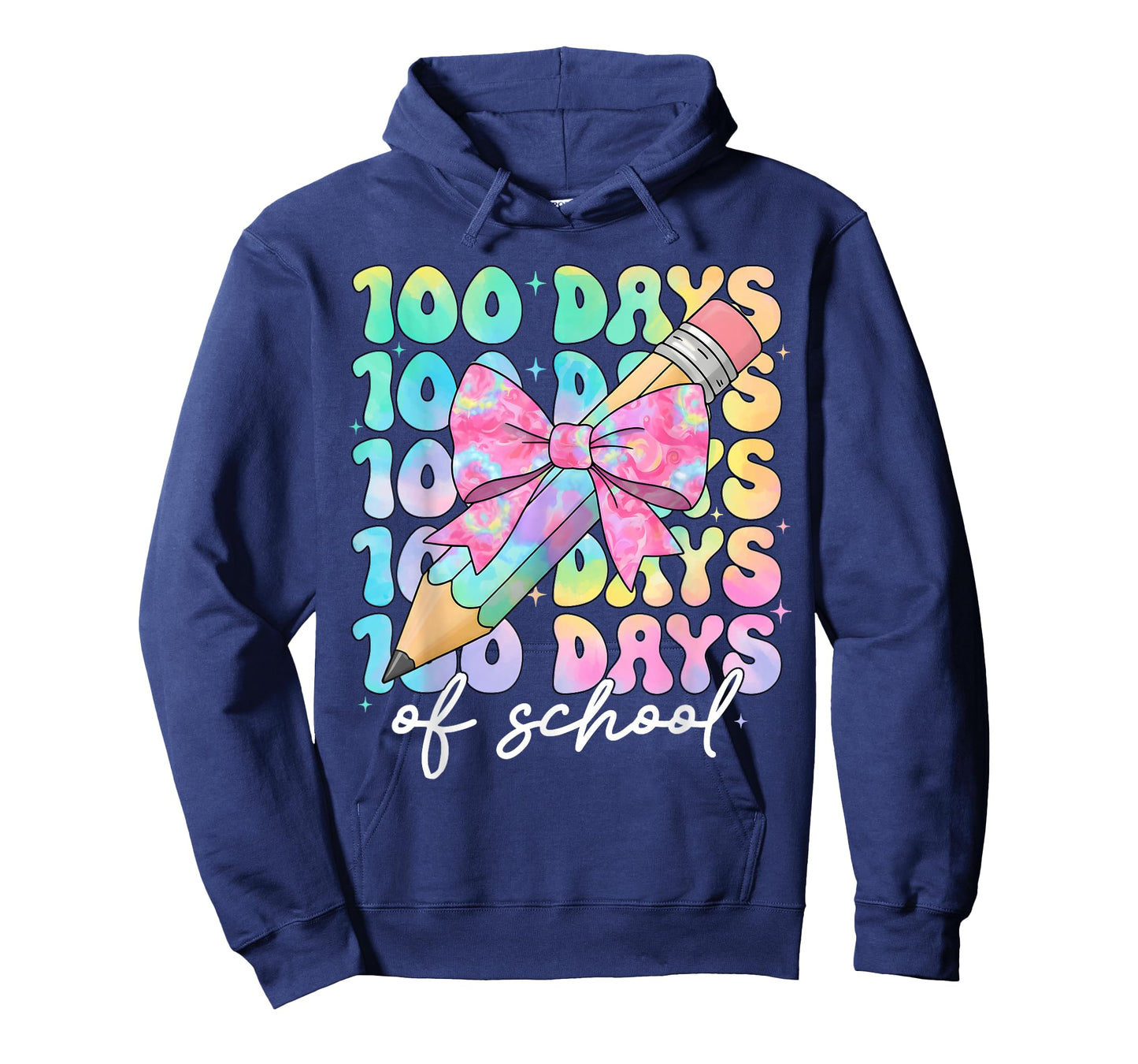 Girls 100th Day of School Teacher 100 Days of School Bows T-Shirt
