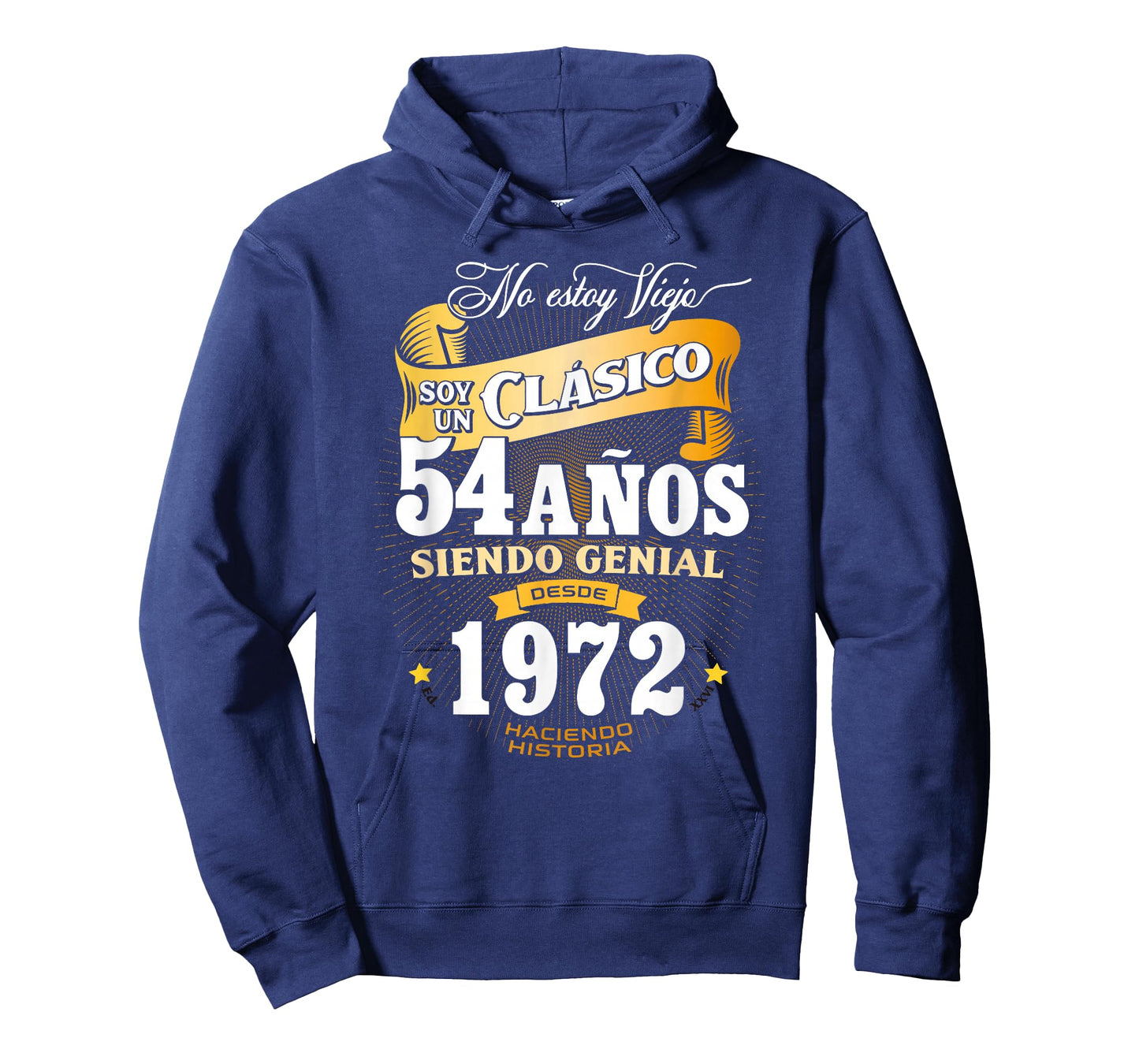 Vintage 54th Birthday Men Funny 1972 54 Birthday Spanish T-Shirt