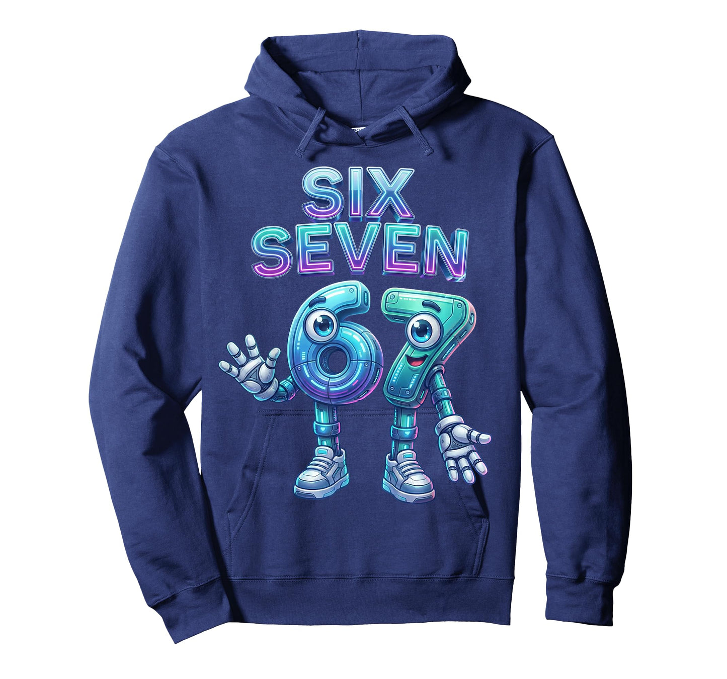 67 Six Seven 6-7 Meme Funny Brainrot 6 7 Boys Teens Kids 67 T-Shirt