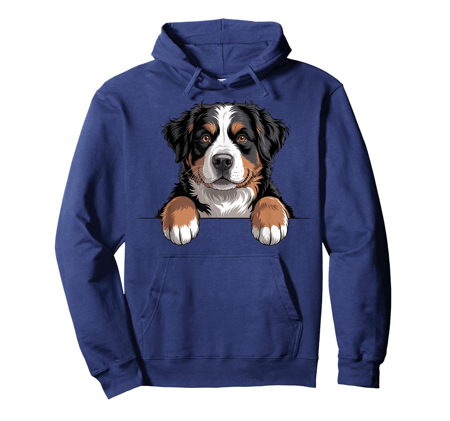 Bernese Mountain Dog Funny Peeking Pocket Berner Puppy T-Shirt