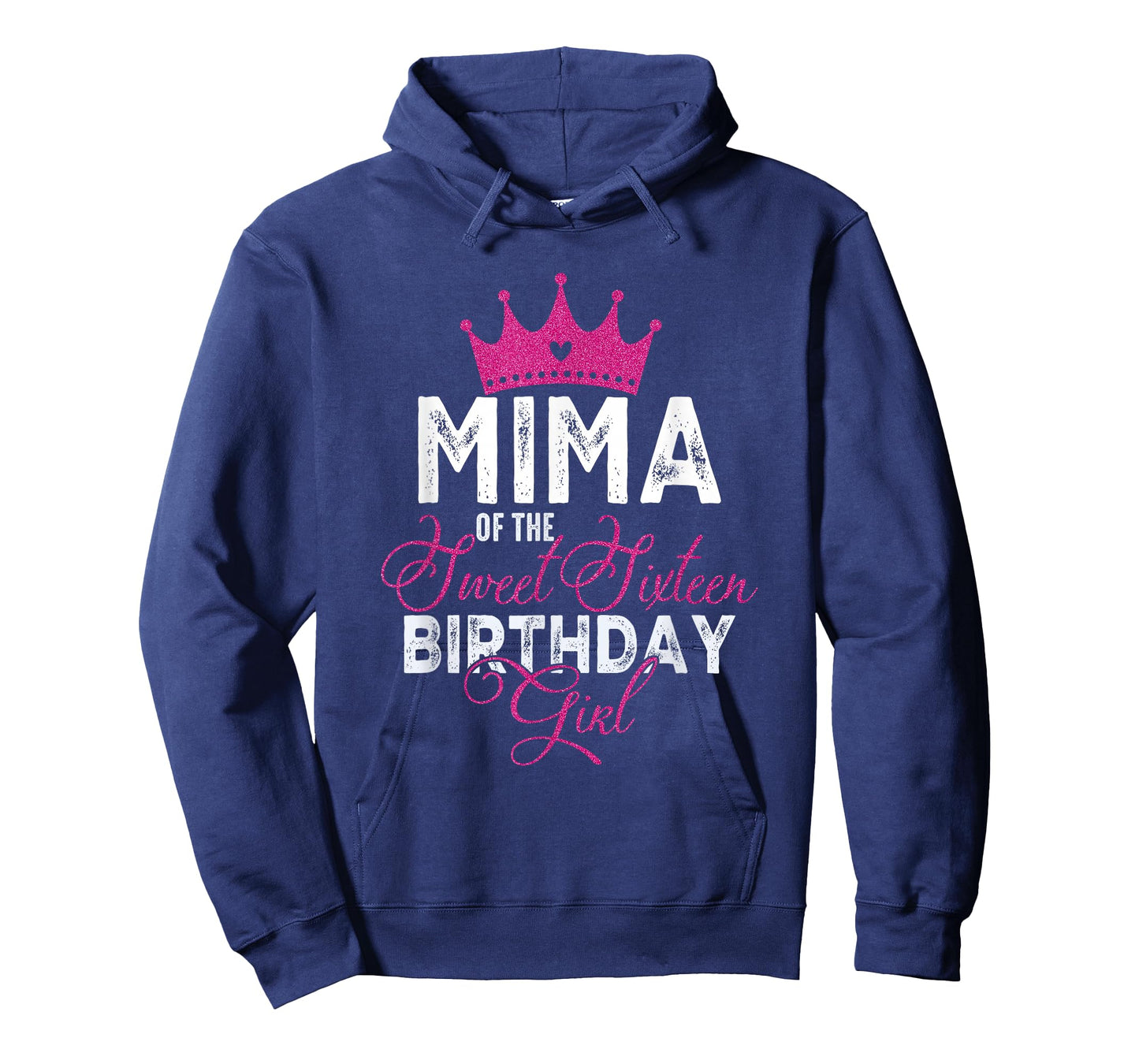 Mima of The Sweet Sixteen Bday Girl 16th Pink Crown T-Shirt