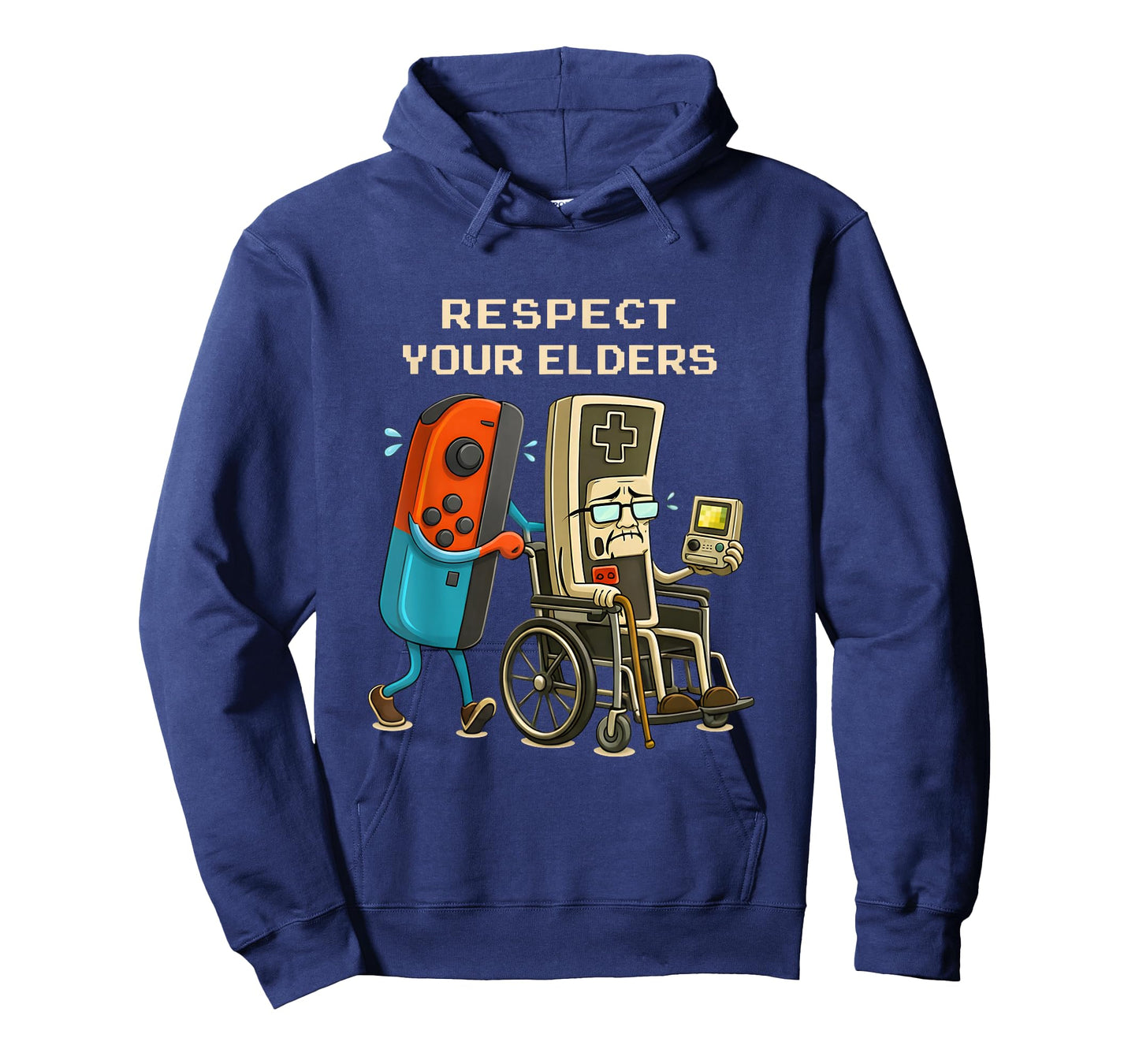 Respect Your Elders Gaming Control Retro Funny Gamer T-Shirt