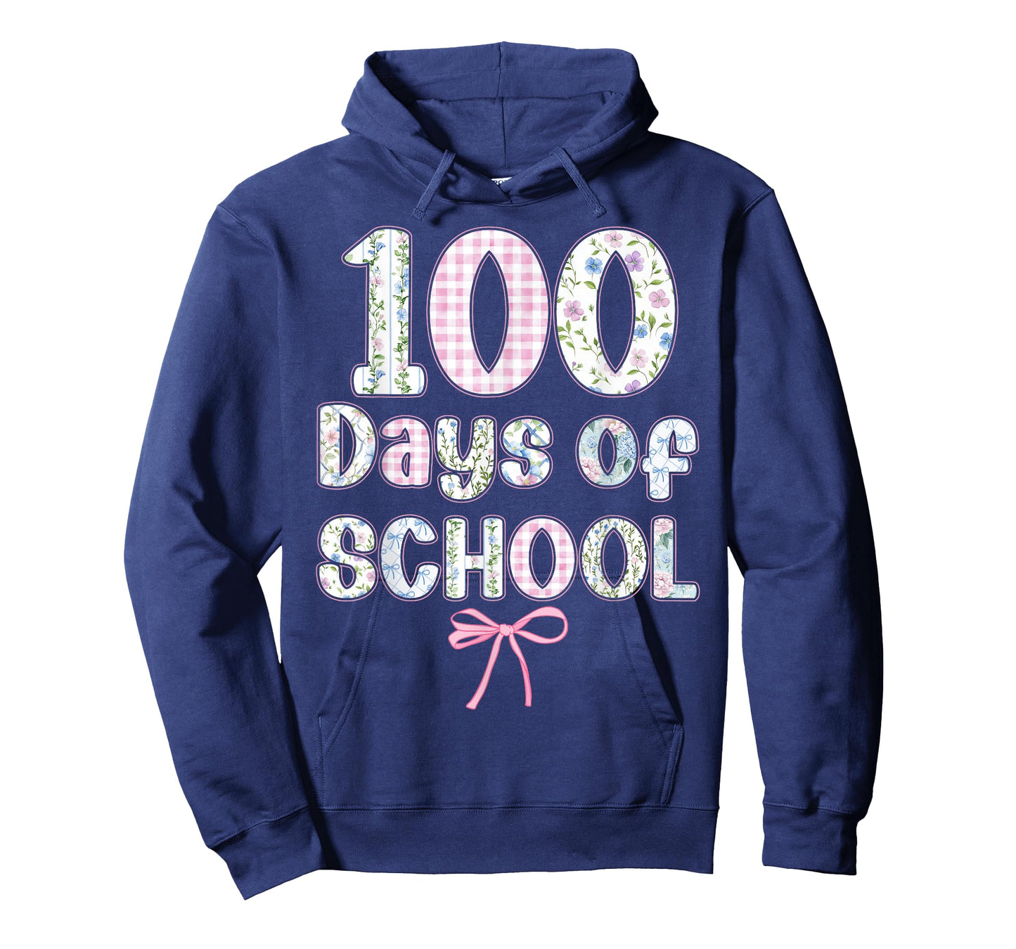 100 Days of School Coquette Bow 100th Day of School Teachers T-Shirt