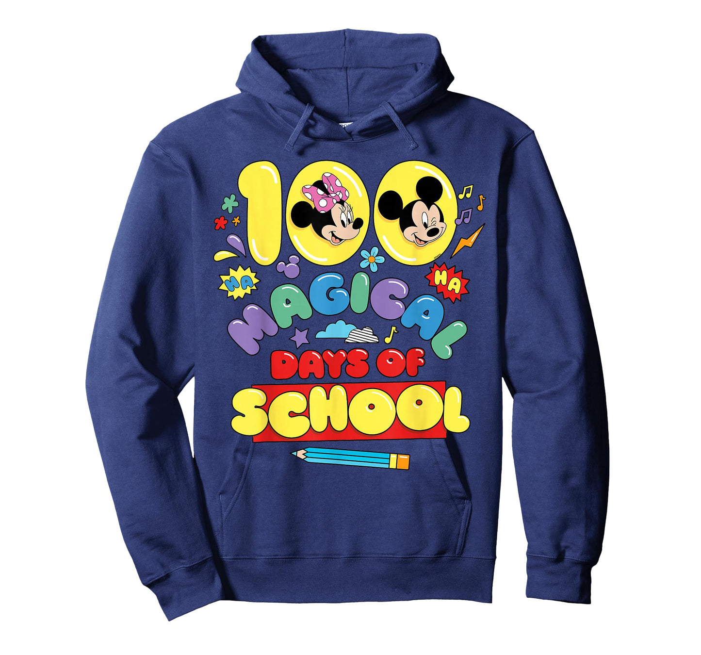Disney Mickey & Minnie 100 Magical Days of School 100th Day T-Shirt