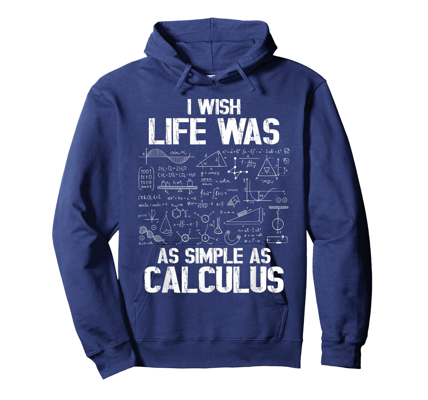 Funny Math Humor, Calculus Joke, I Wish Life was as Simple T-Shirt