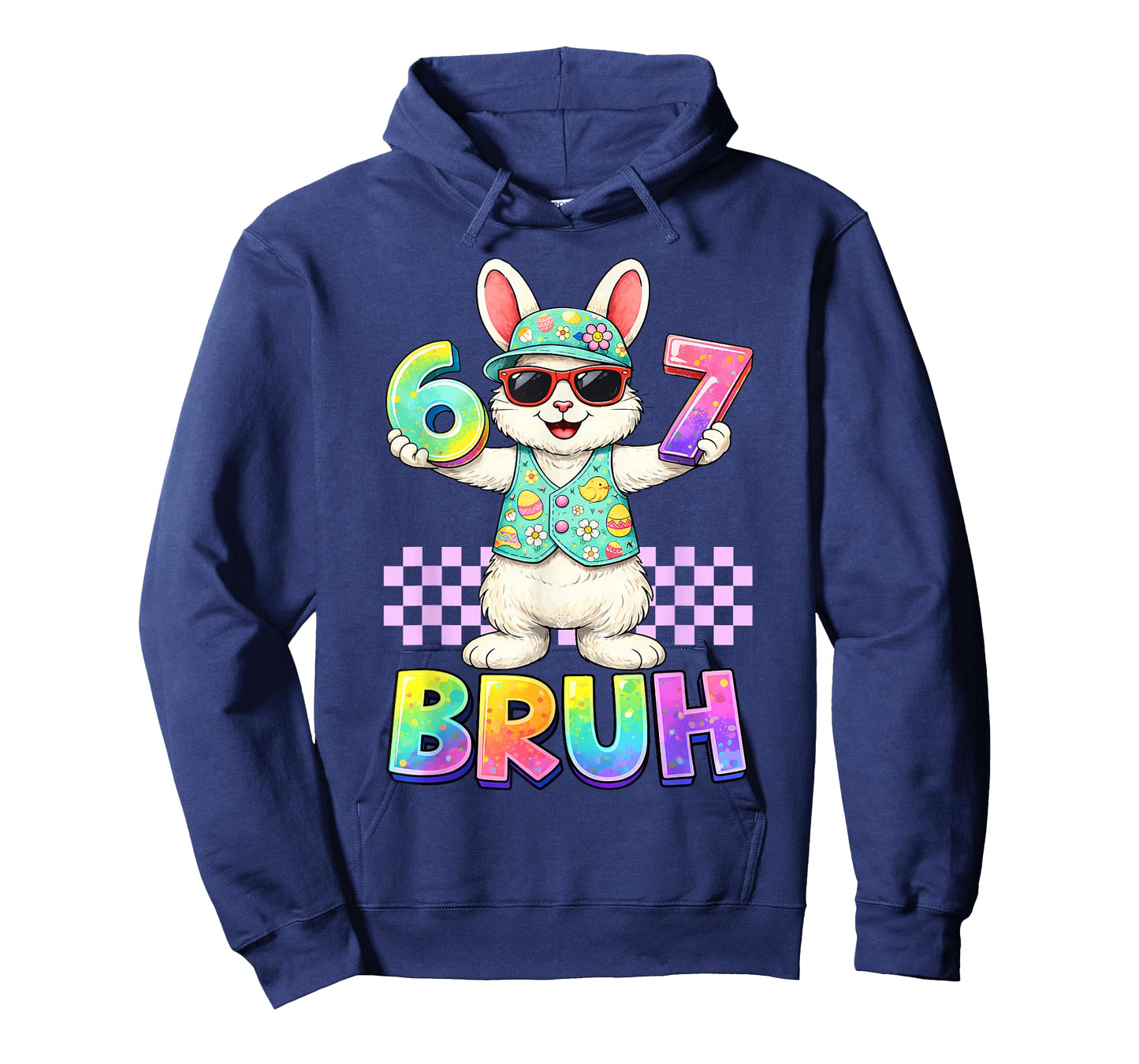 Six Seven Easter Kids Bunny 67 Easter Toddler Teens Boy Girl T-Shirt