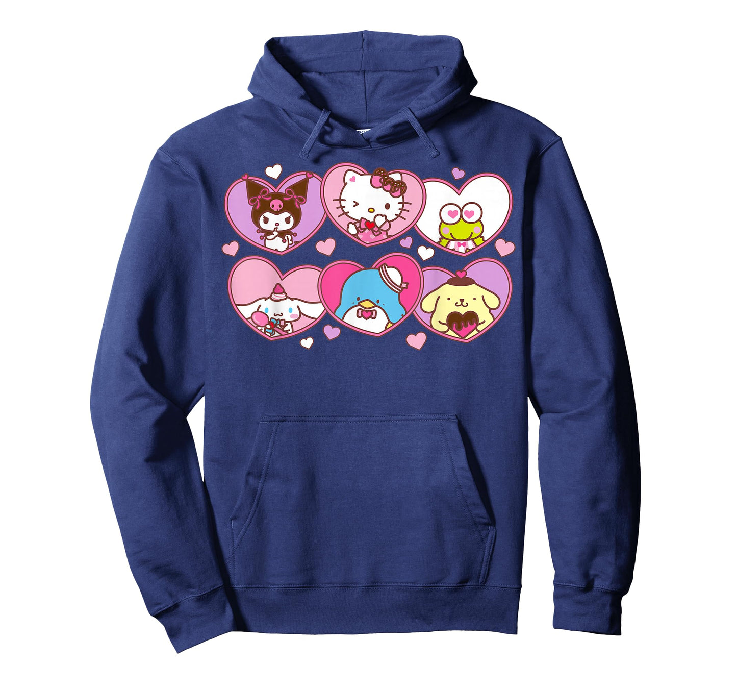 Hello Kitty Valentine's Day Sanrio Characters Heart Frames T-Shirt