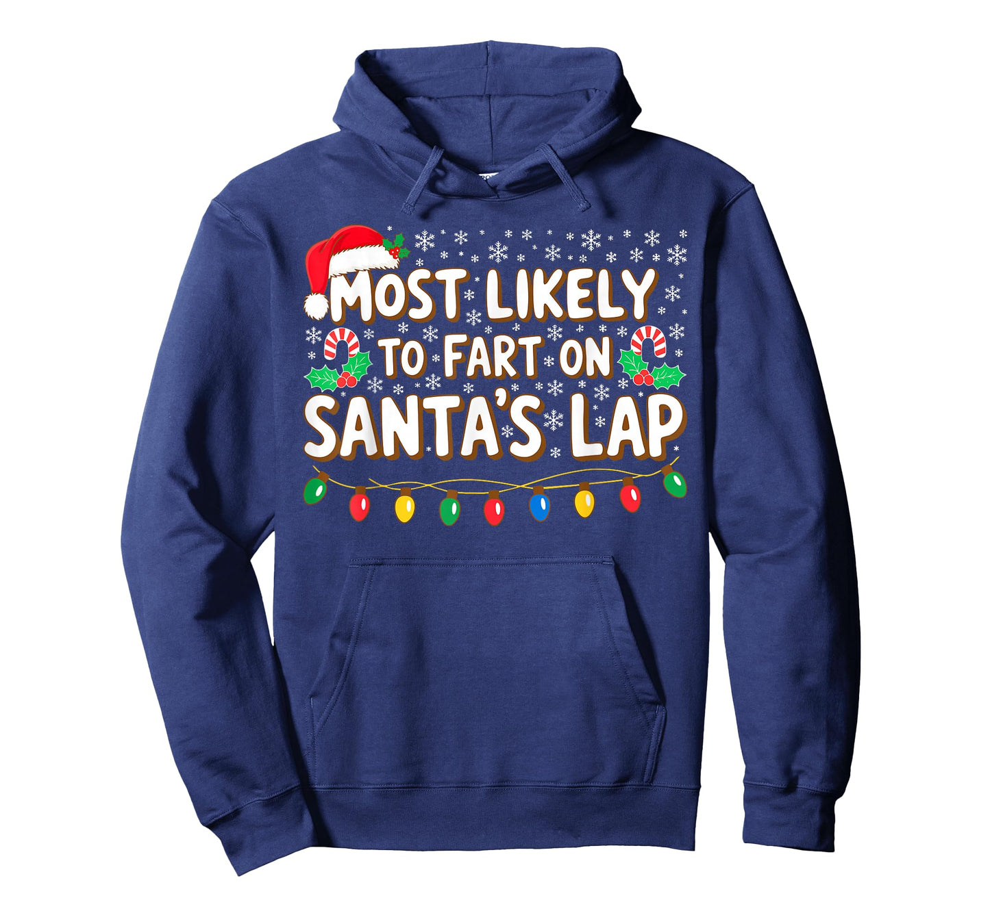 Most Likely to Fart On Santa's Lap Shirt Family Christmas T-Shirt