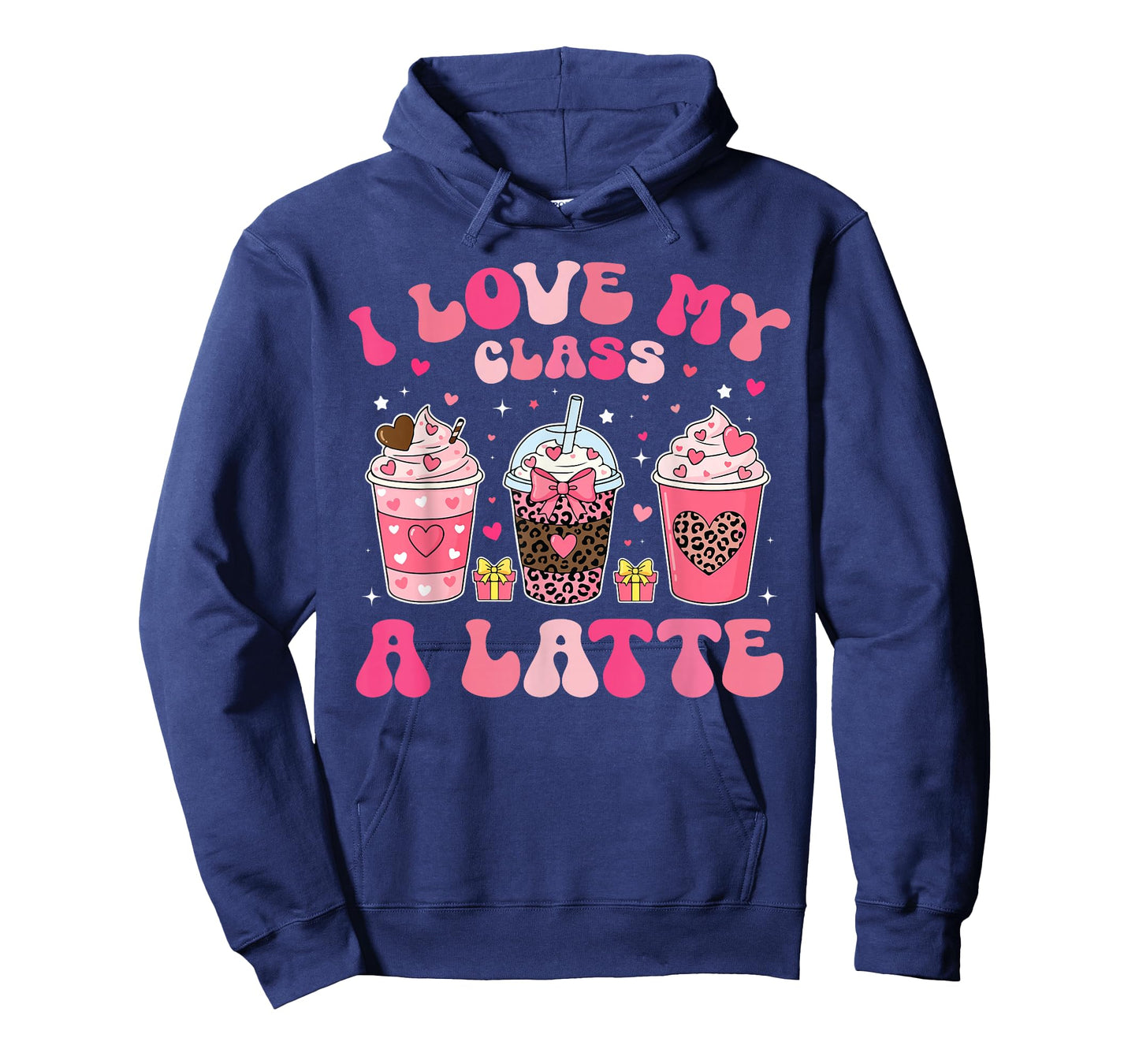 I Love My Class A Latte Valentine Teacher Girl Women Kid T-Shirt