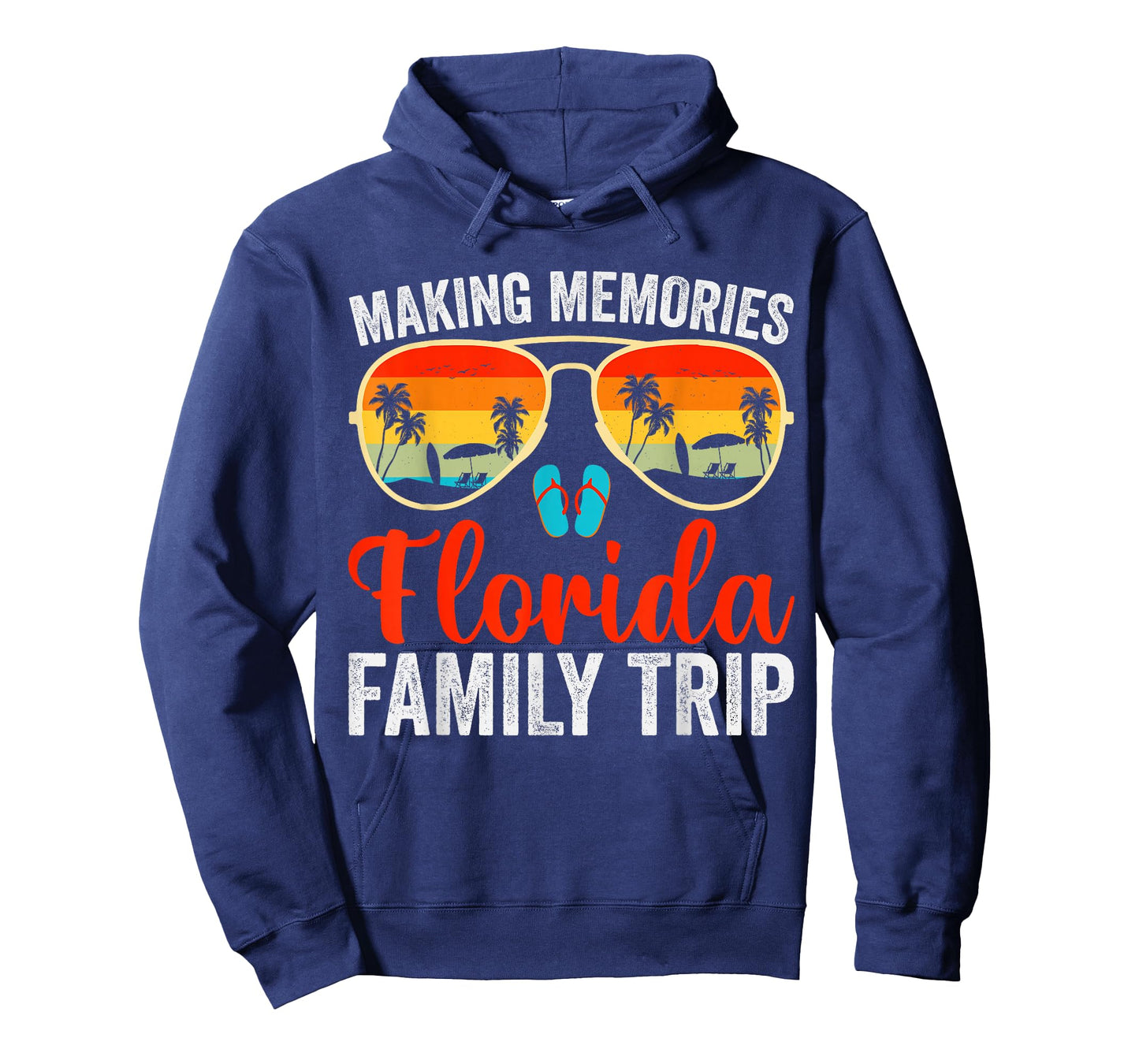 Florida Family Vacation Sunset Palm Trees FL Trip Souvenir T-Shirt