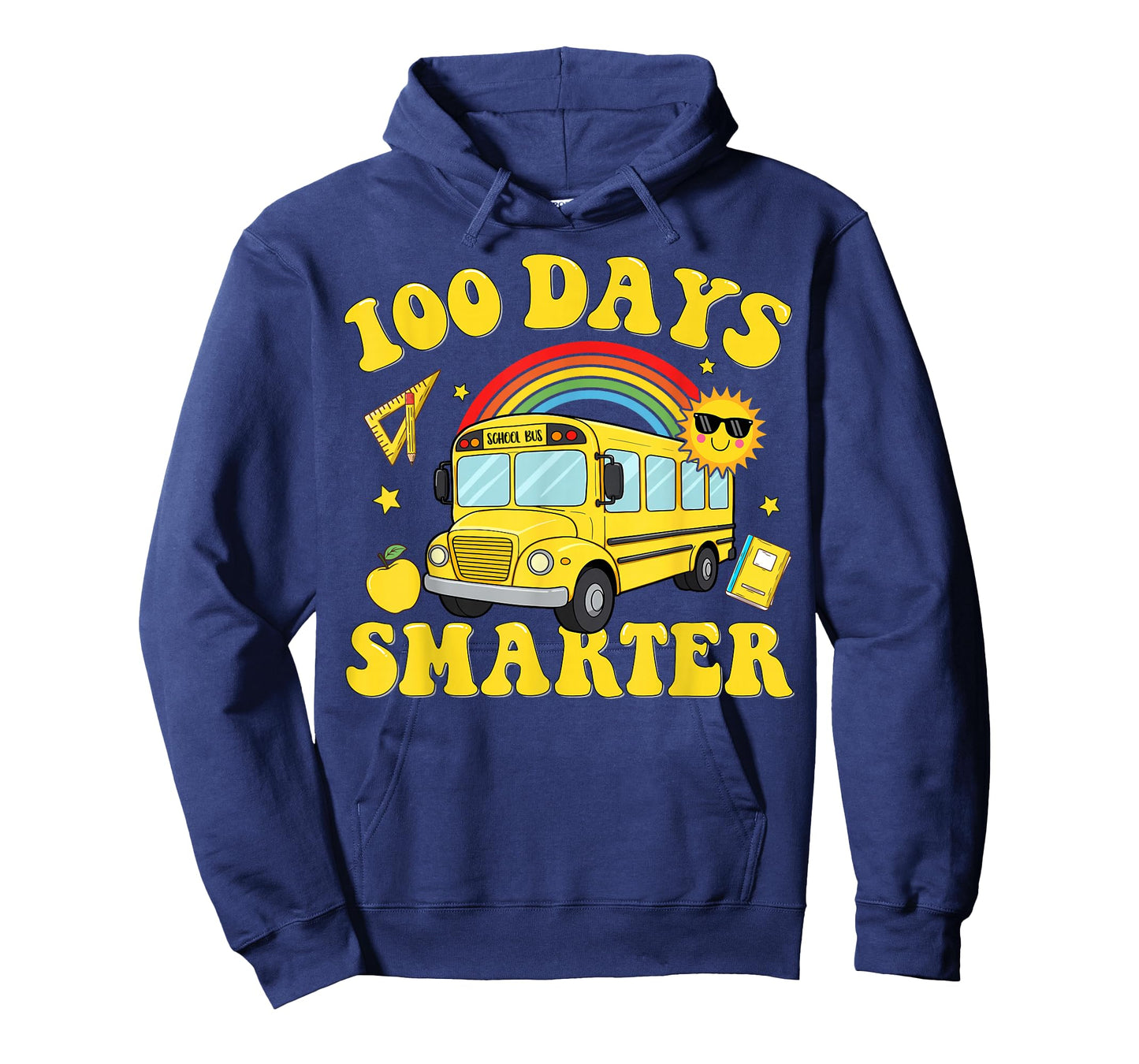 100 Days Smarter for Kid Boys Girls Youth Students 100th Day T-Shirt