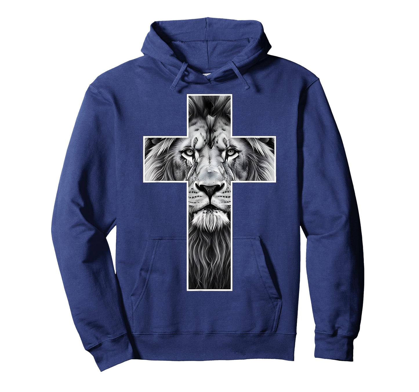 Lion of Judah Cross Christian Strength Powerful Symbol T-Shirt
