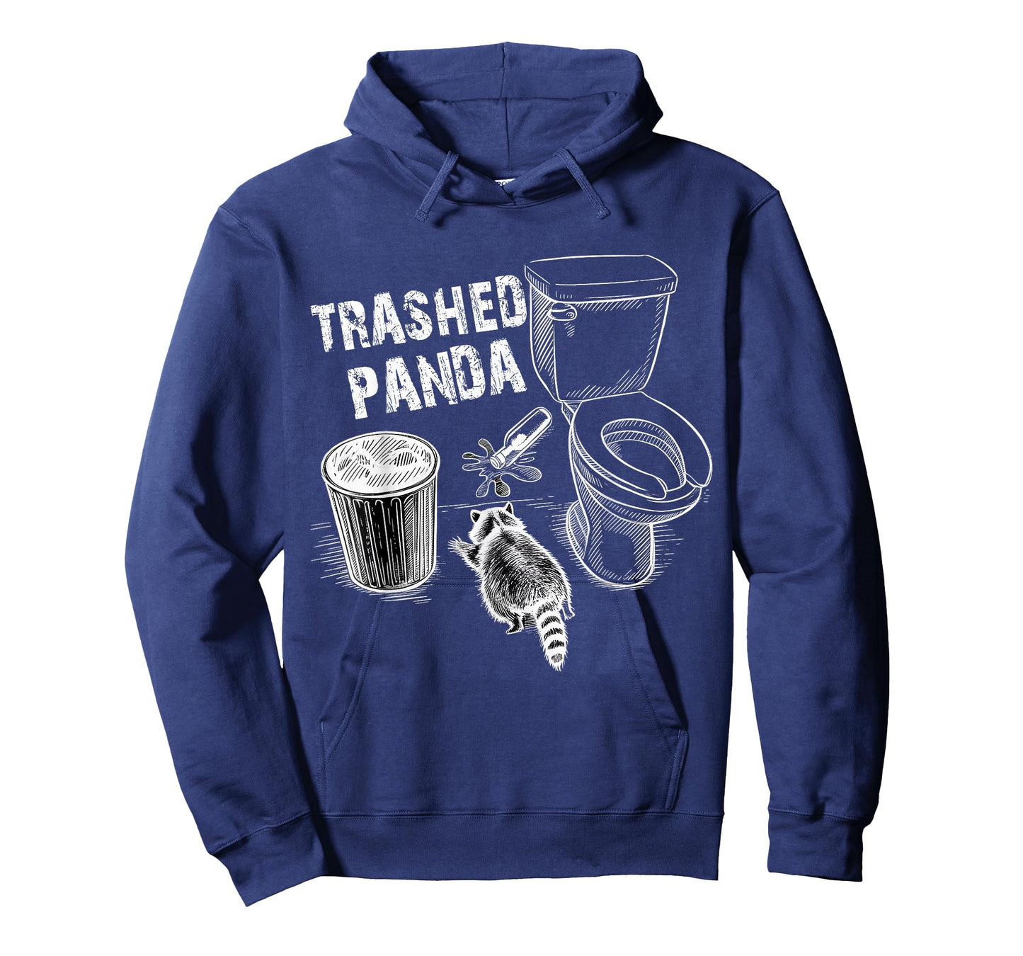 Trashed Panda Funny Drunk Racoon T-Shirt