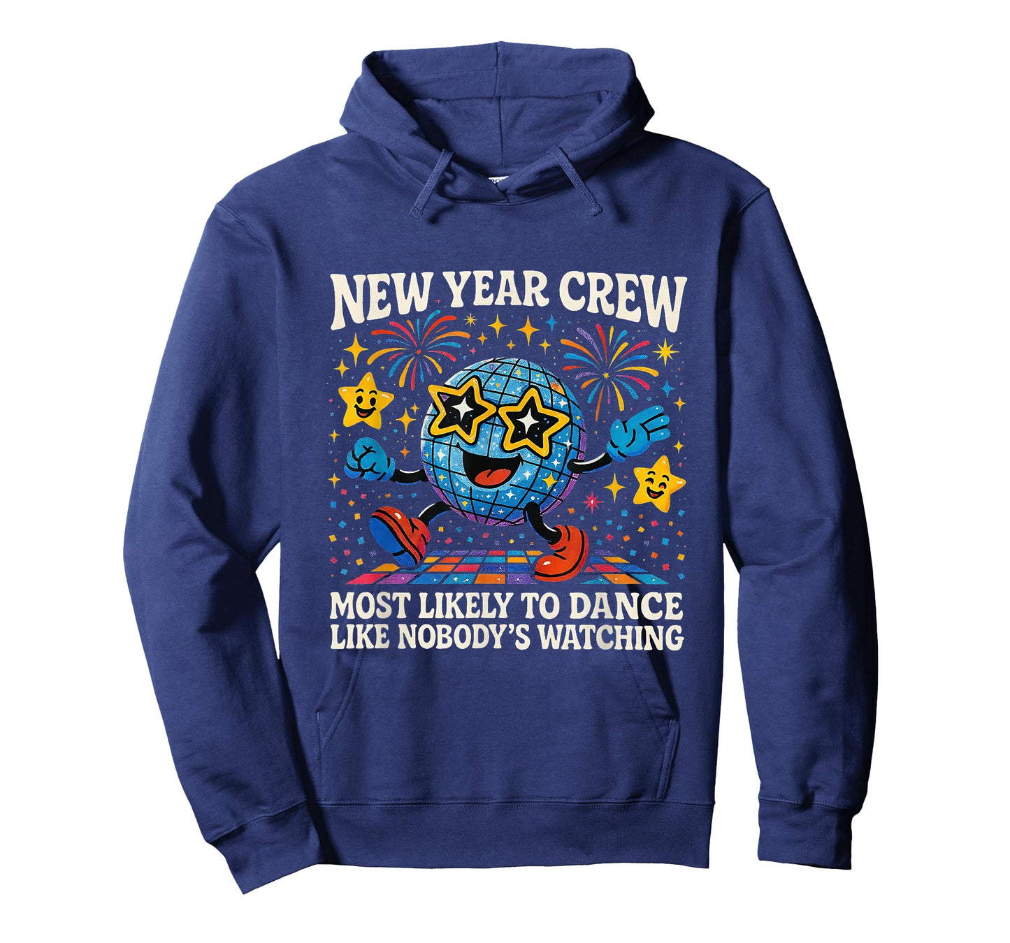 New Year Crew Most Likely to Dance Retro Party T-Shirt